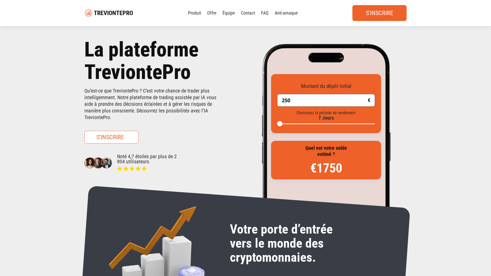Screenshot of trevionteproai.com