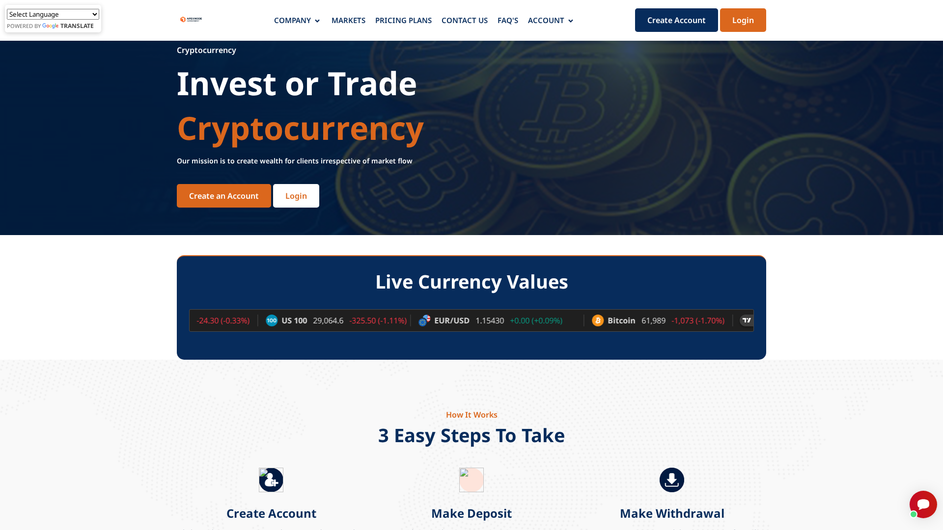 Screenshot of apexnodeinvestment.ltd