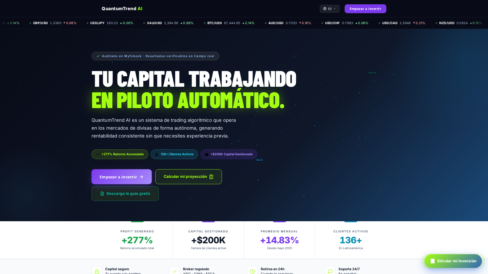 Screenshot of quantumtrend.netlify.app