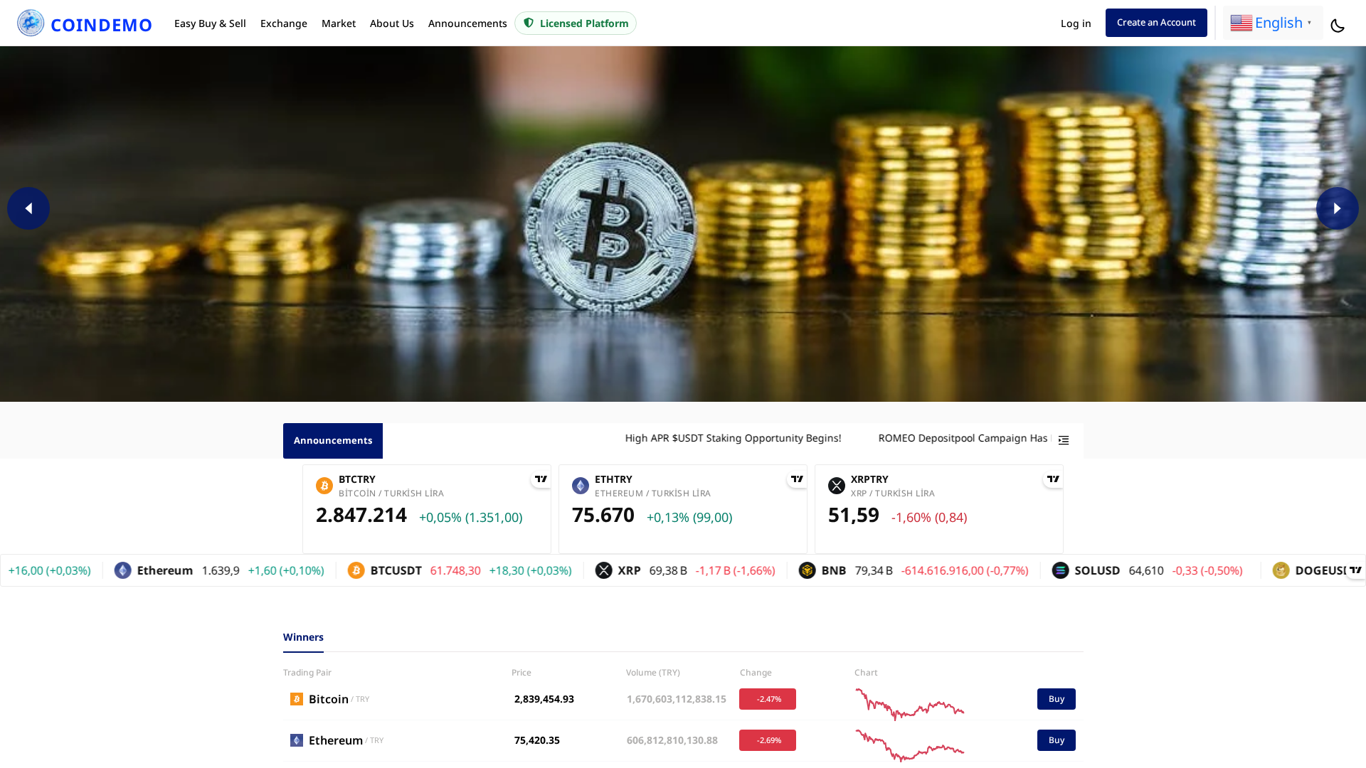 Screenshot of kriptoyatirimonline.com