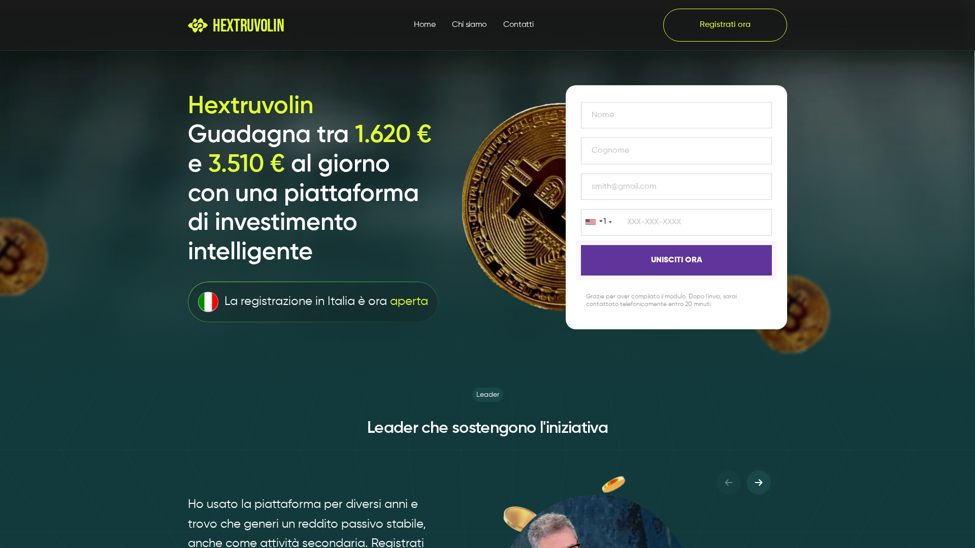 Screenshot of hextruvolinaibot.com