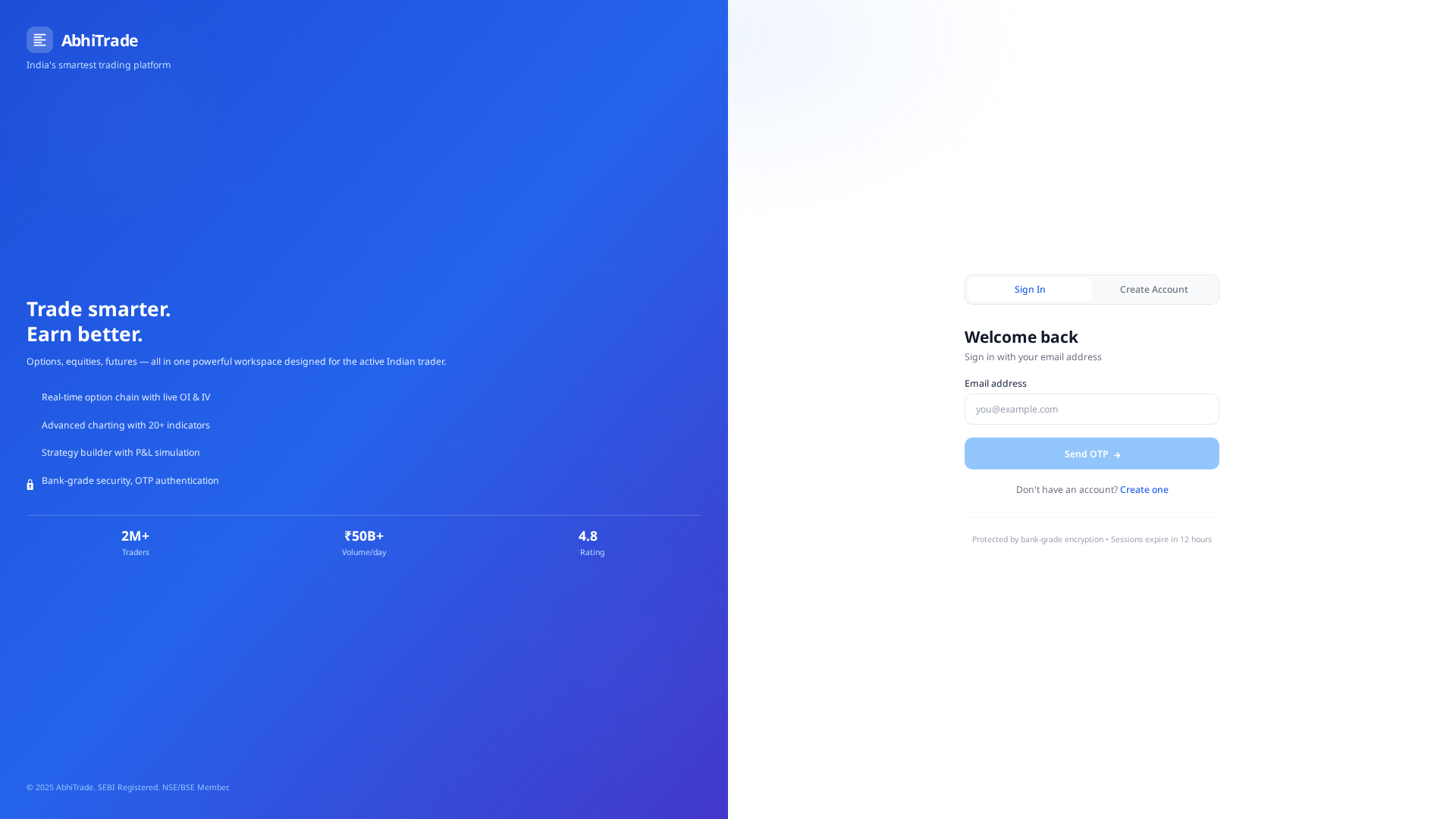 Screenshot of abhitrade.online