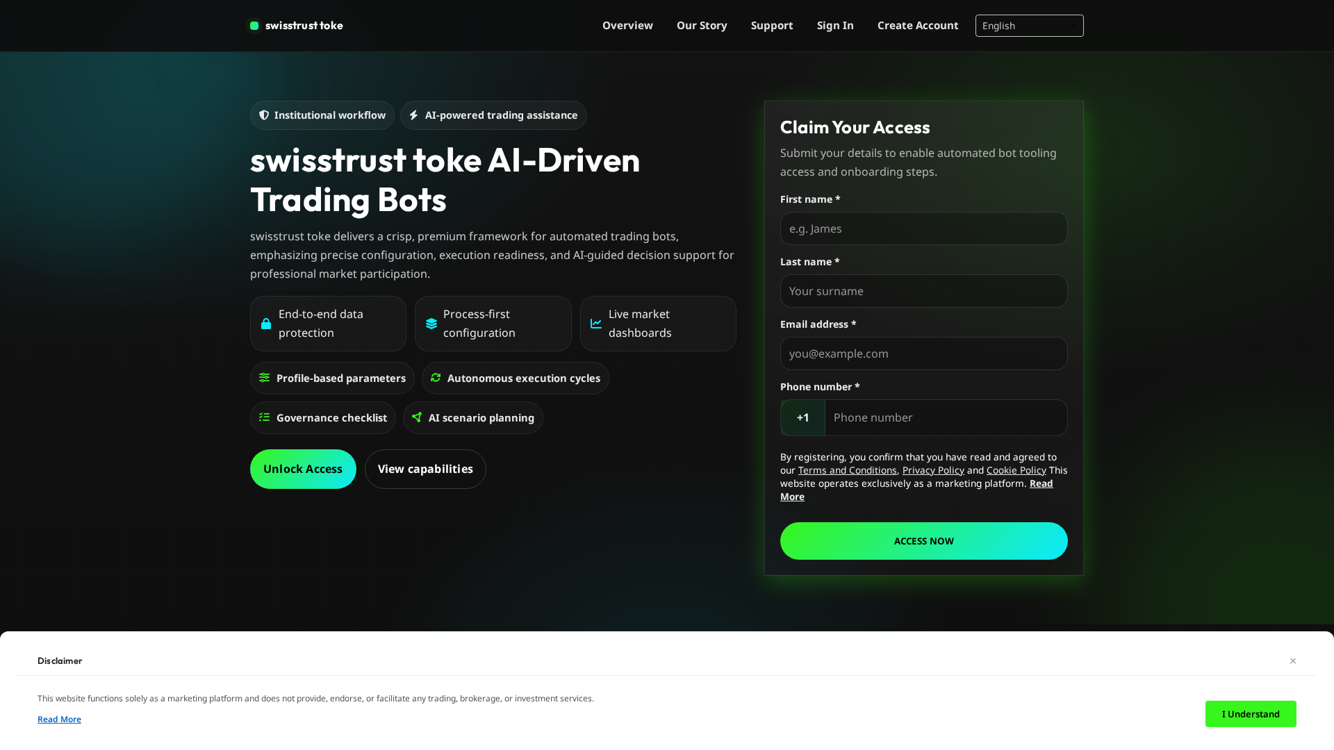 Screenshot of swisstrusttoke.shop