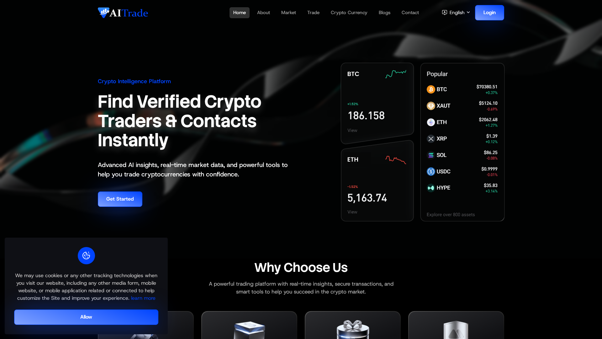 Screenshot of cryptoclio.trade