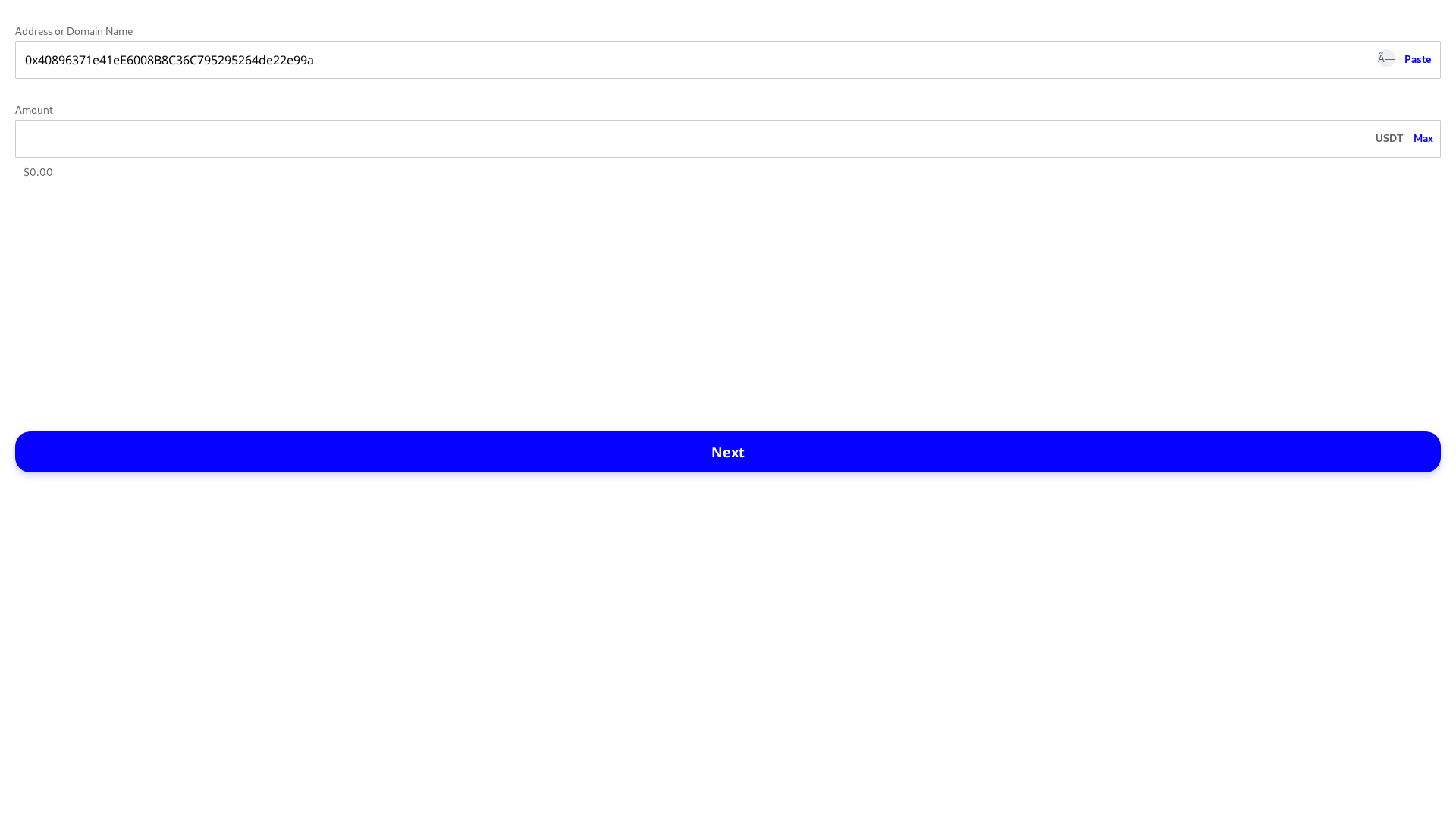 Screenshot of trustwallet-send.in