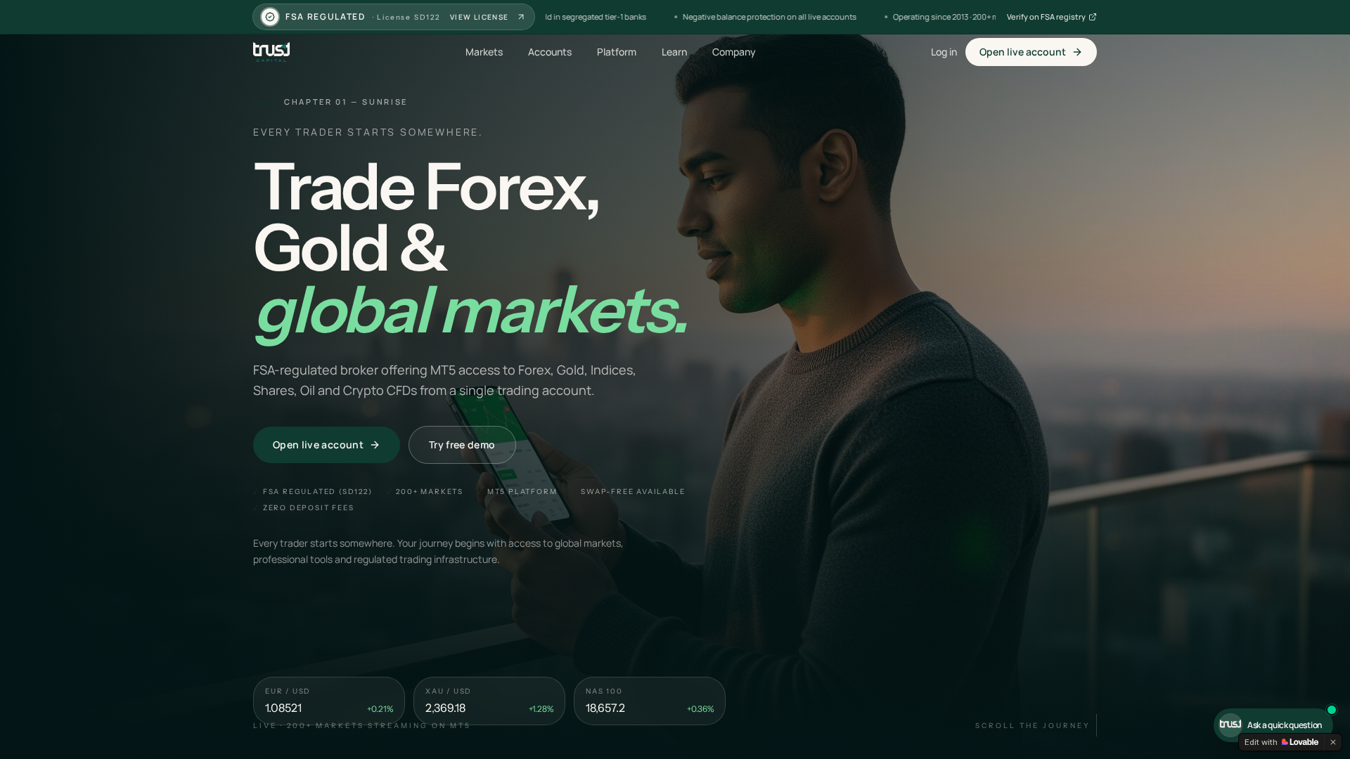 Screenshot of revamptrustcapital.live