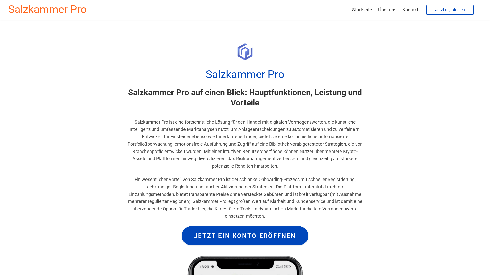 Screenshot of salzkammerpro-ai.com