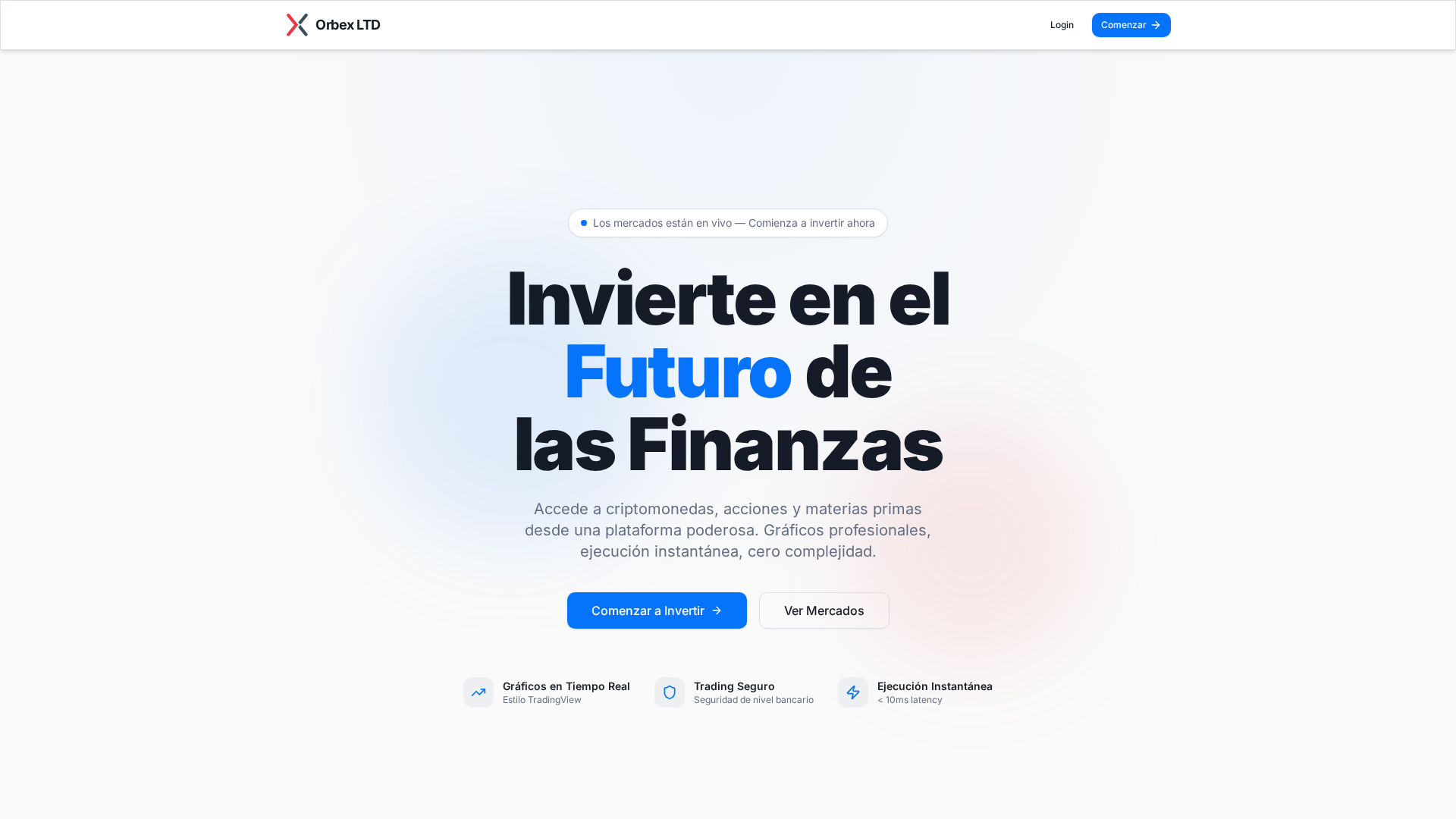 Screenshot of orbexllc.app