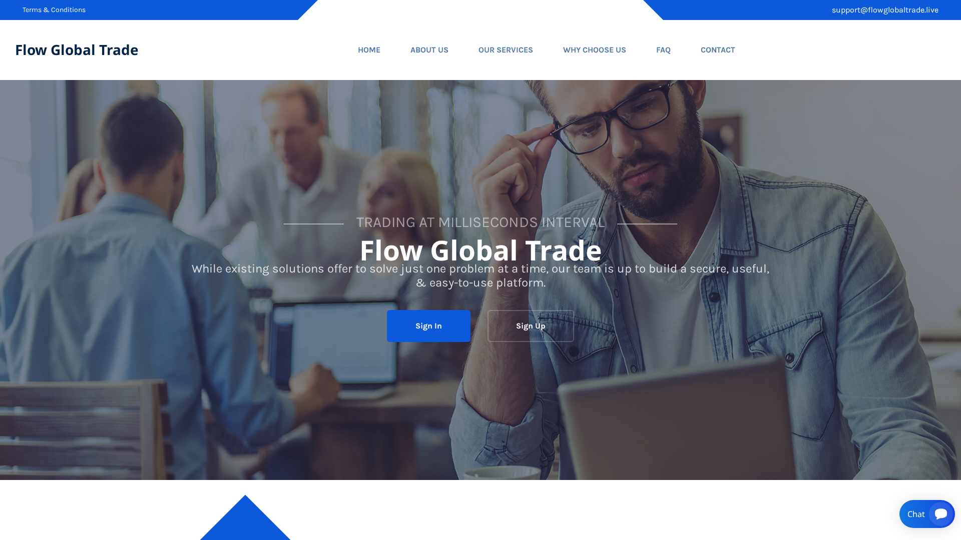 Screenshot of flowglobaltrade.live