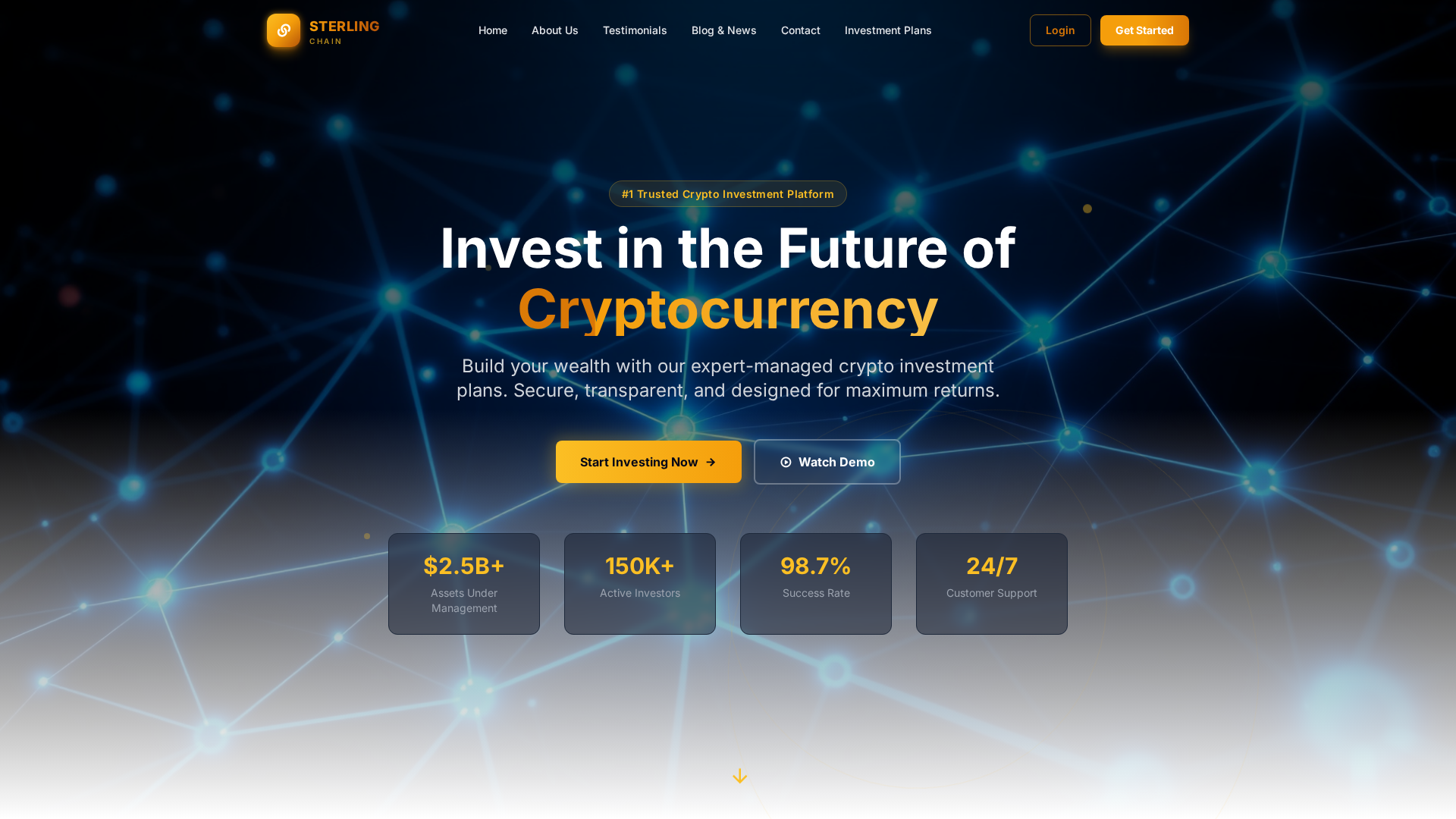 Screenshot of sterling-chain.com