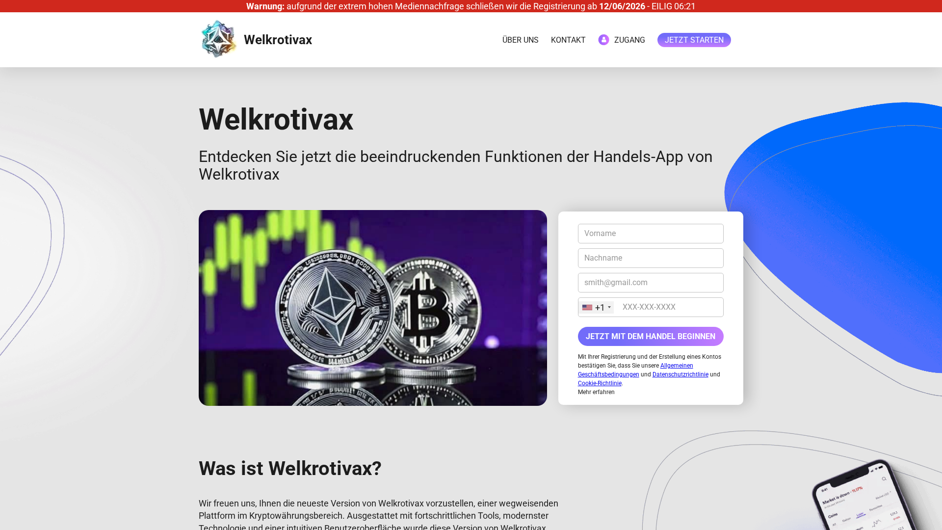 Screenshot of welkrotivax-aibot.net