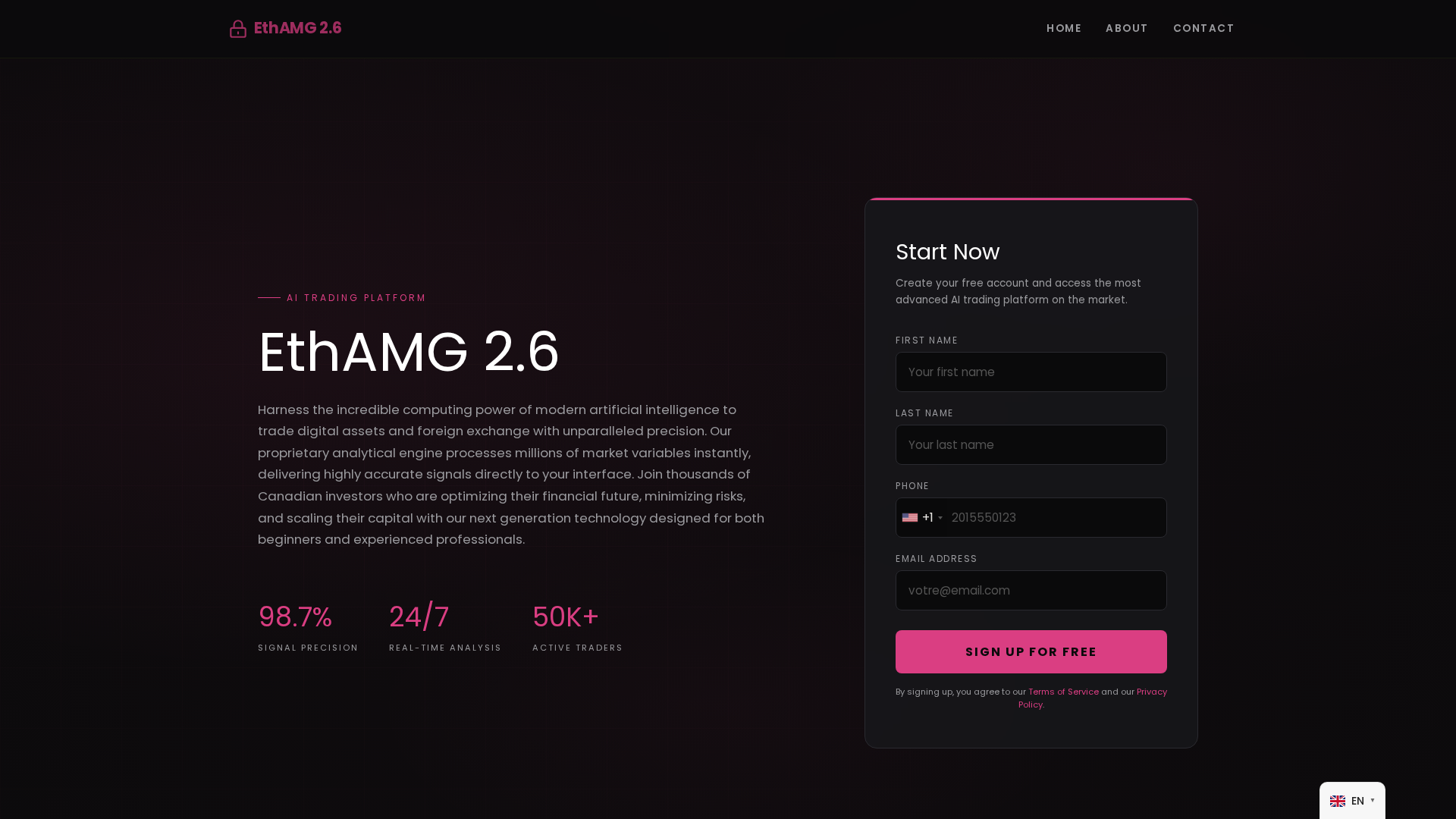 Screenshot of ethamg2.org
