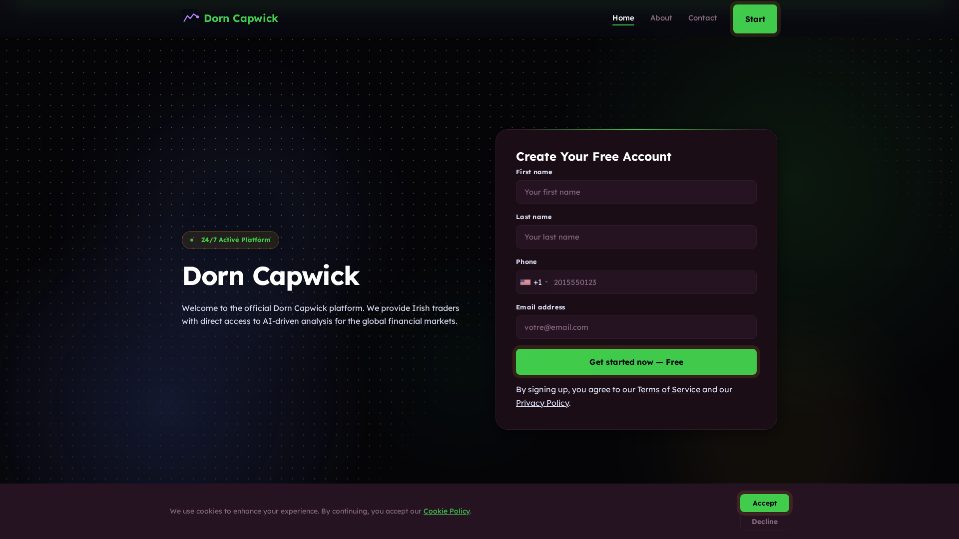 Screenshot of dorncapwick.info