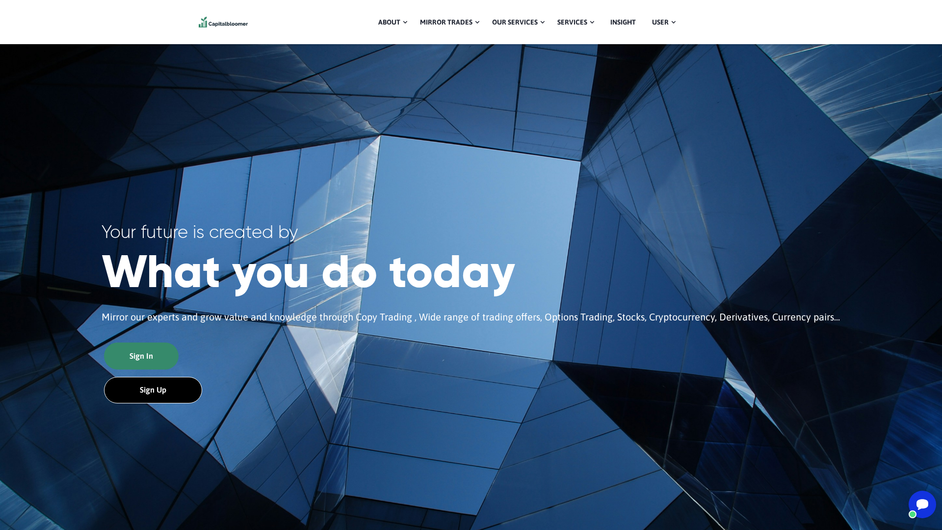Screenshot of capitalbloomers.com