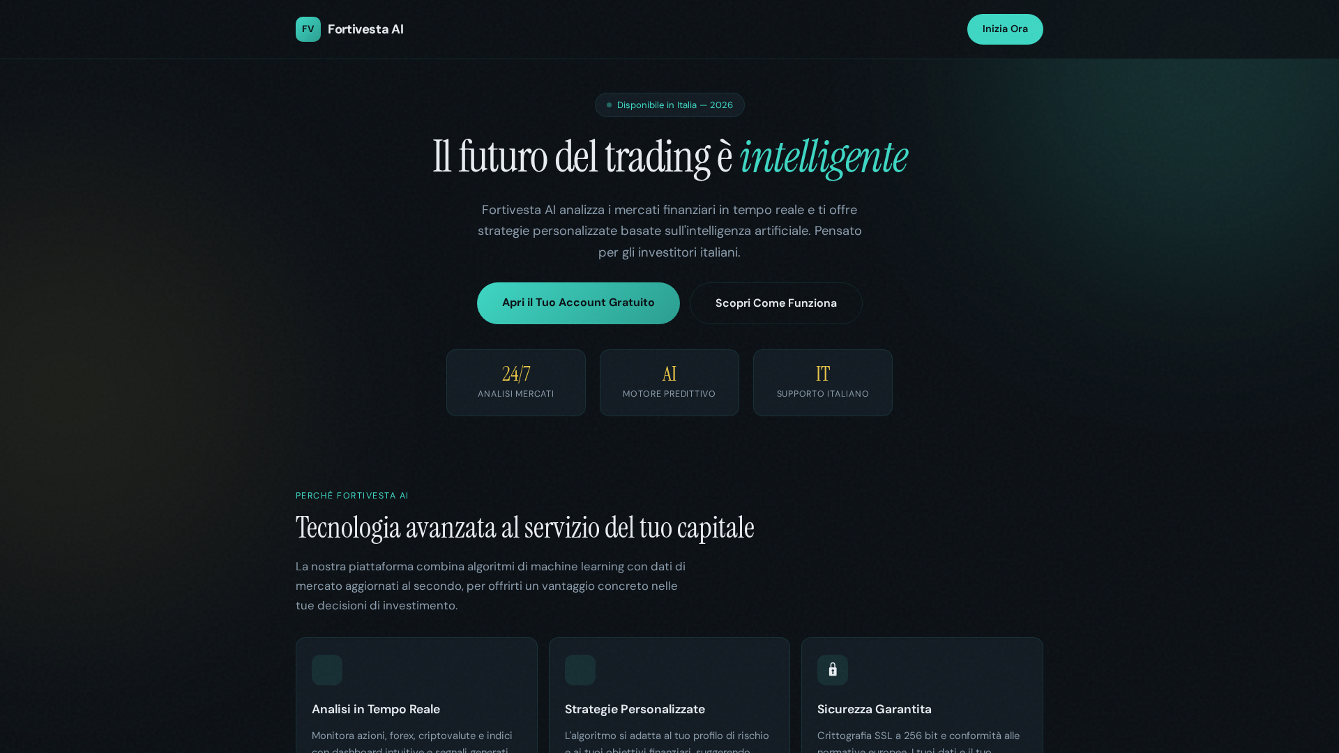 Screenshot of fortivestaai.it