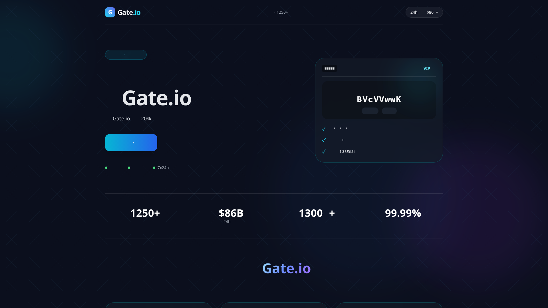 Screenshot of gateexchange.org