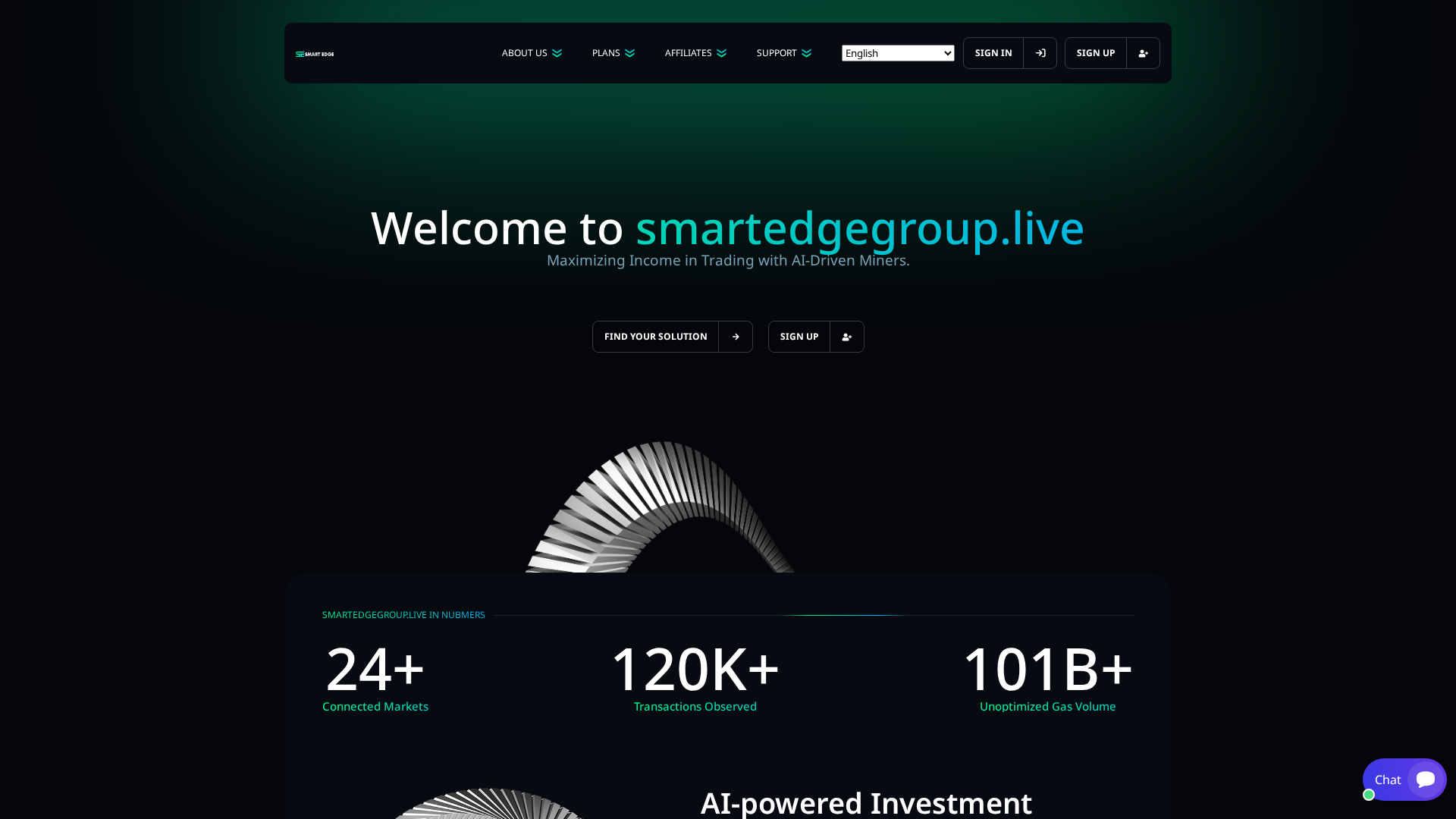 Screenshot of smartedgegroup.live