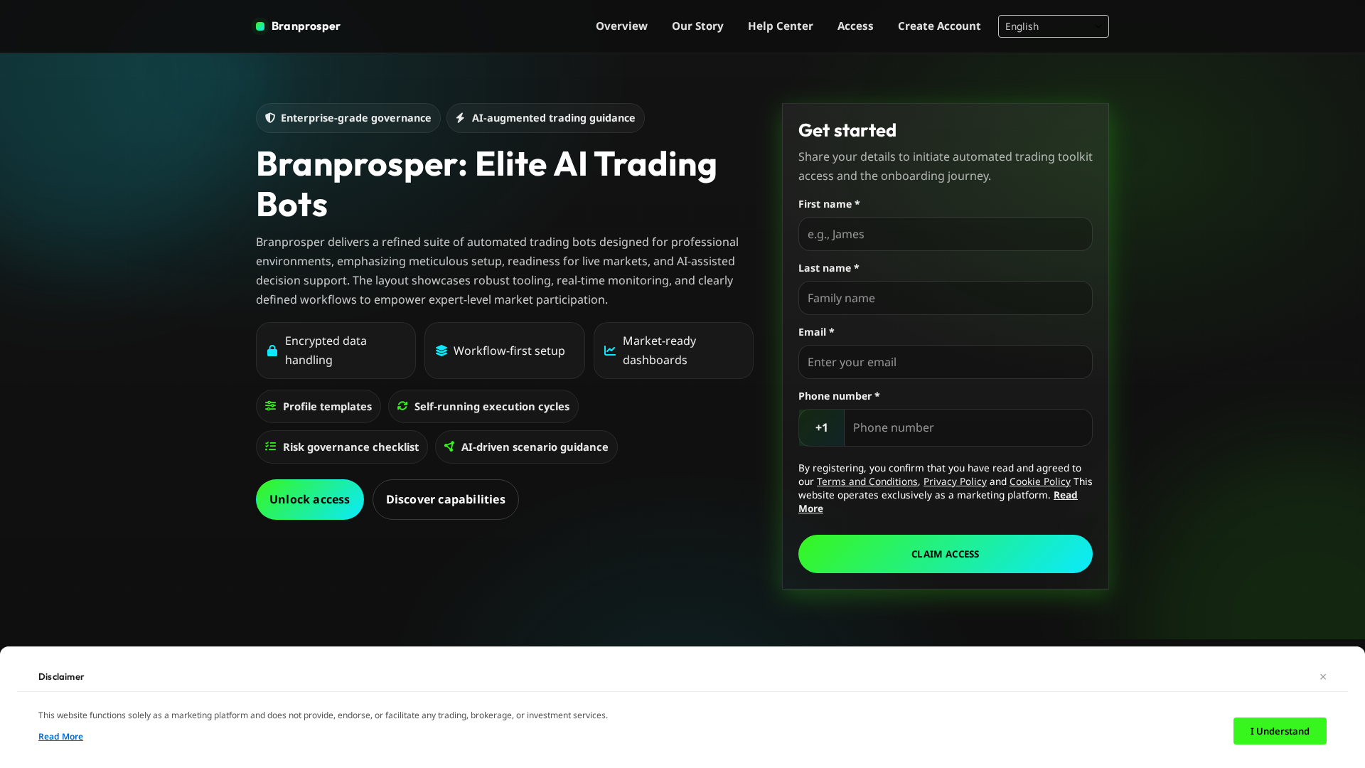Screenshot of branprosper.digital