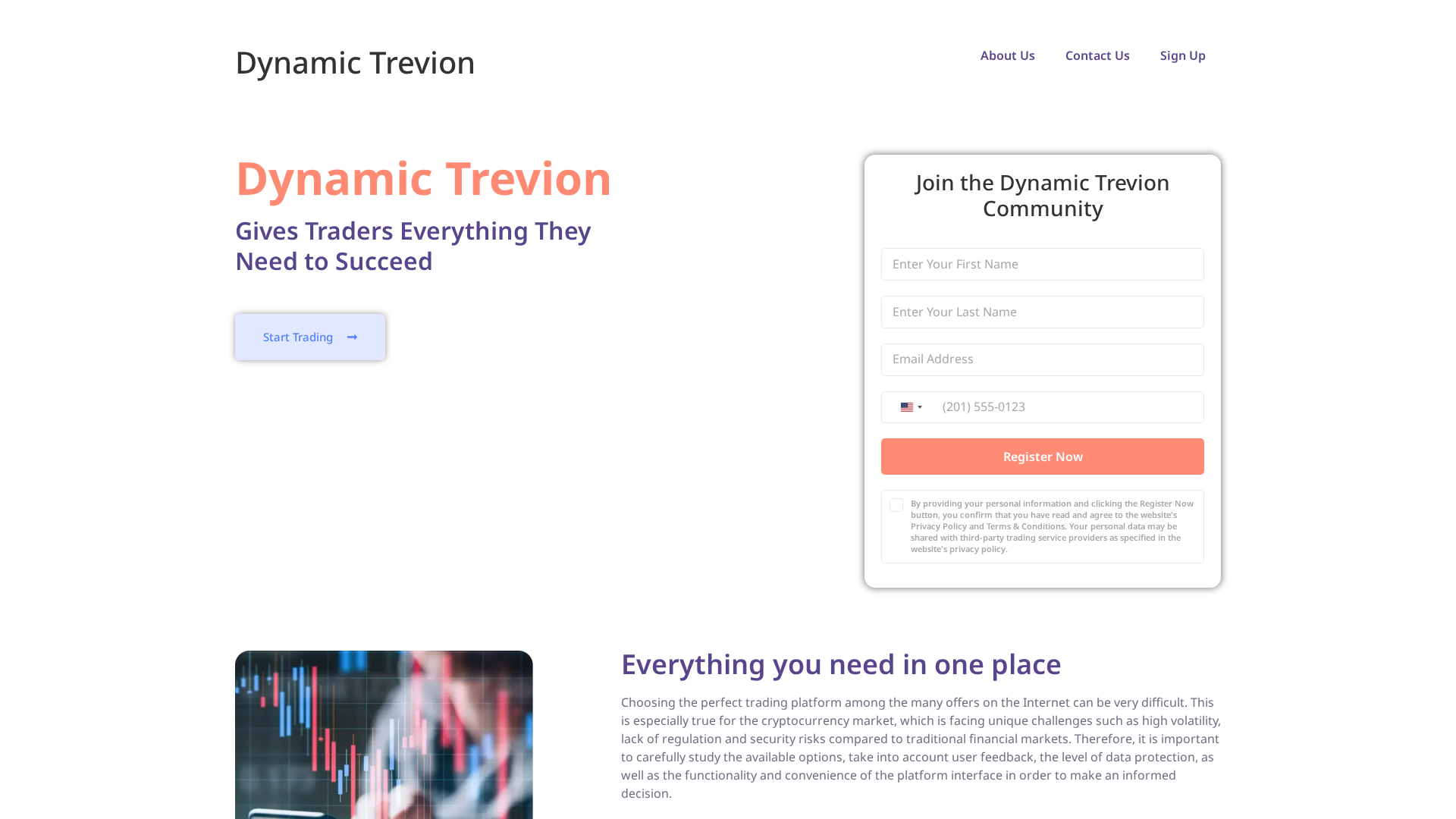Screenshot of dynamictrevion.com