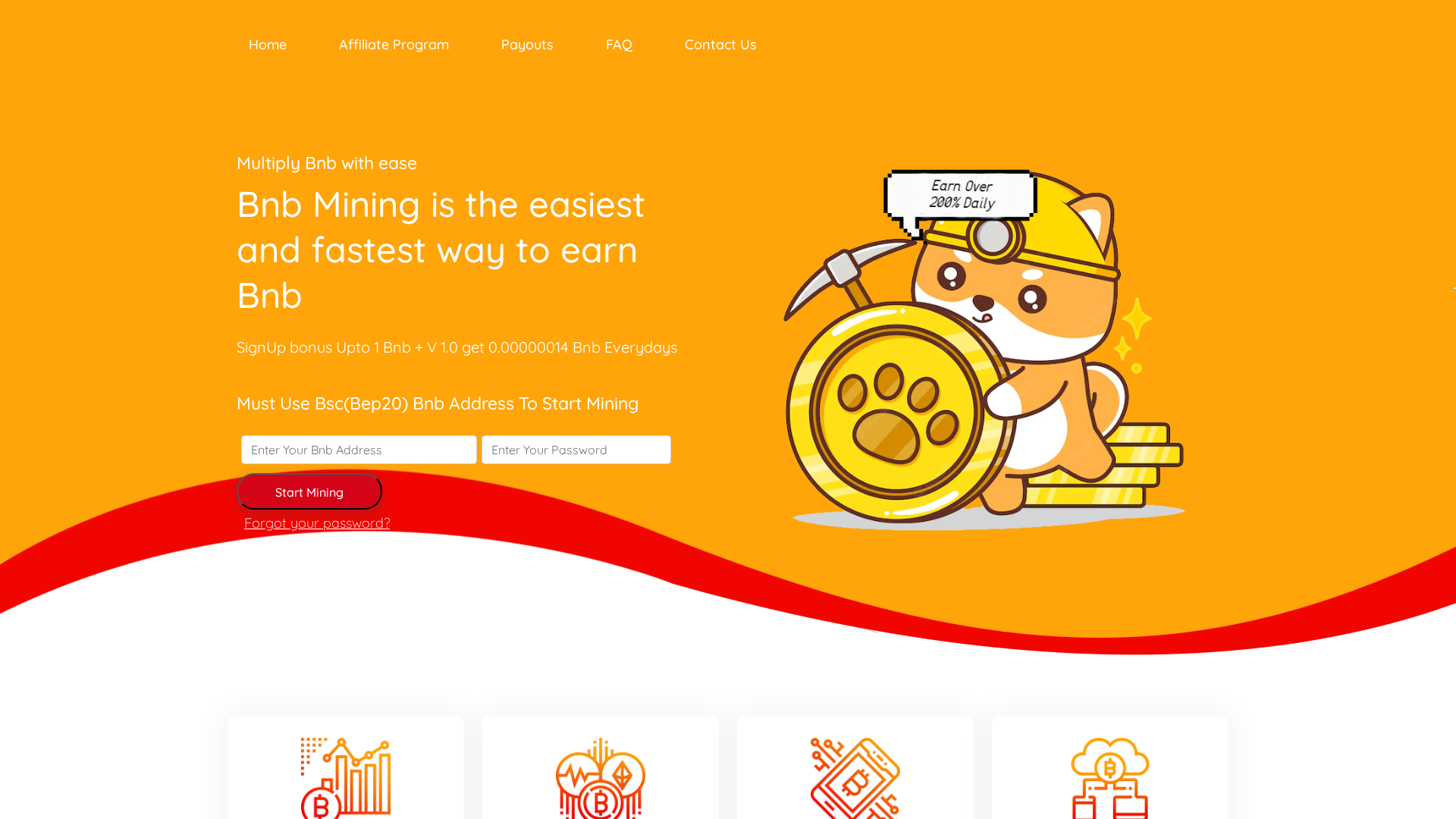 Screenshot of bnbearn.cc