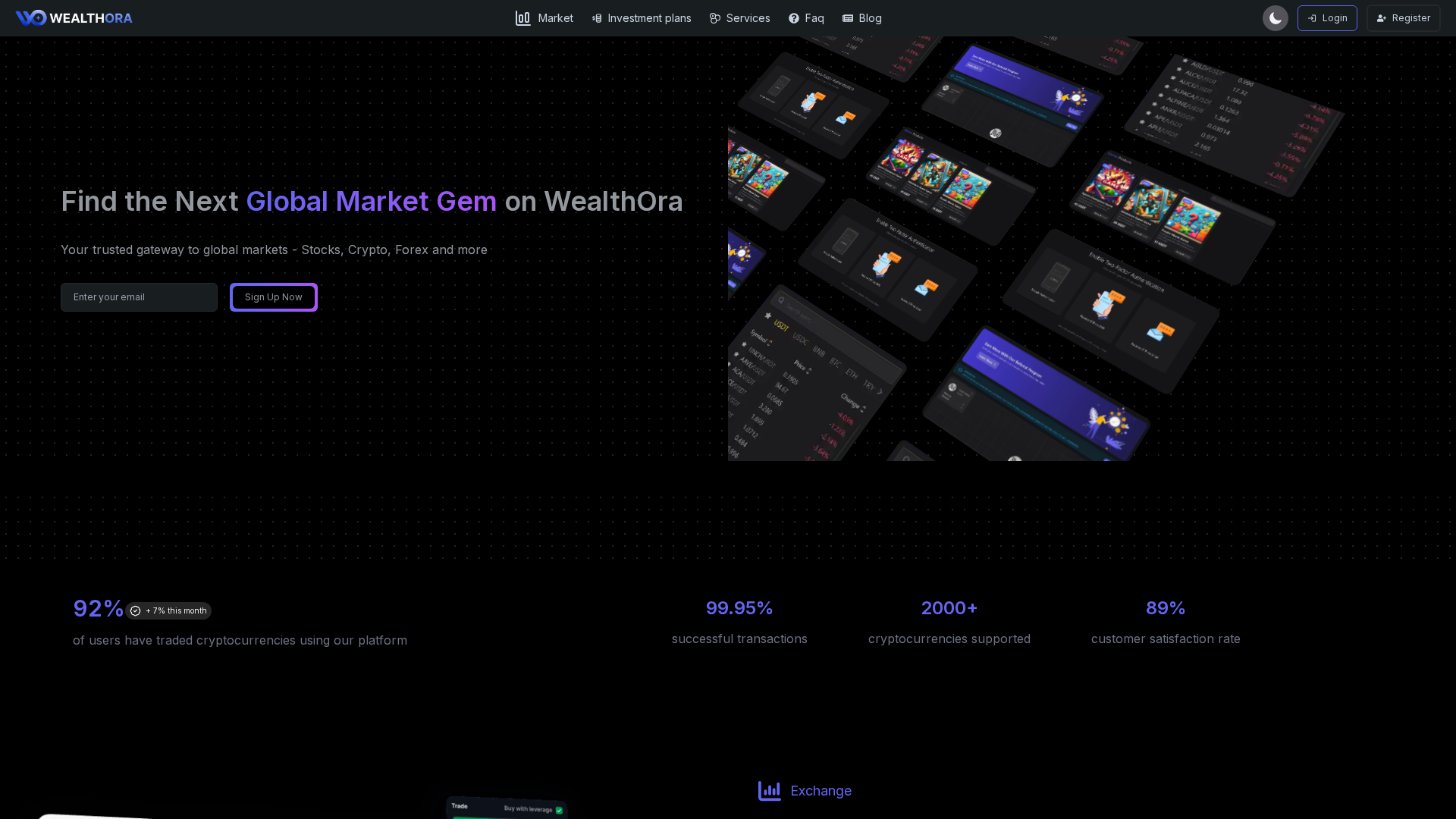 Screenshot of wealth-ora.com