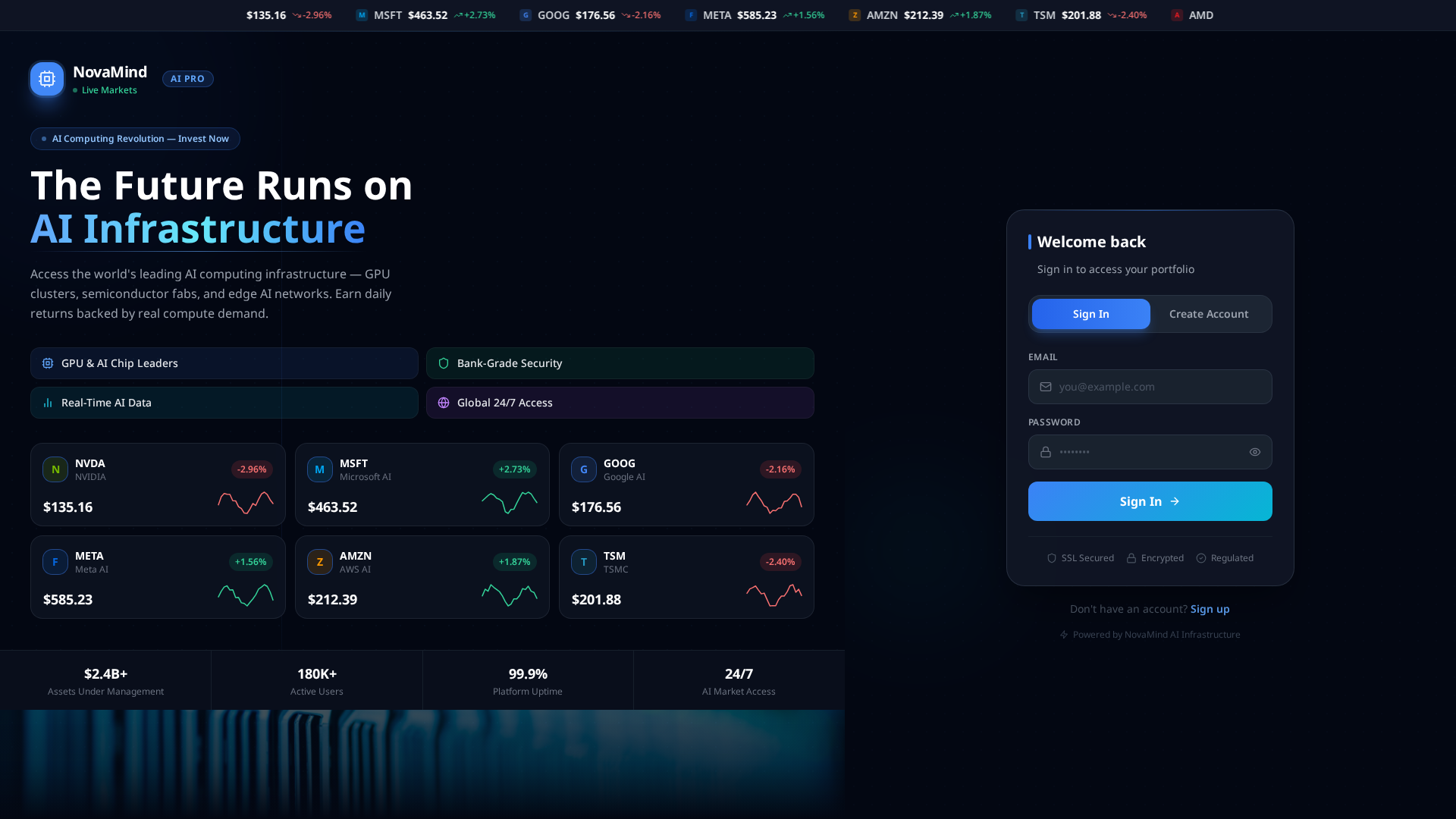 Screenshot of nova-mind.live
