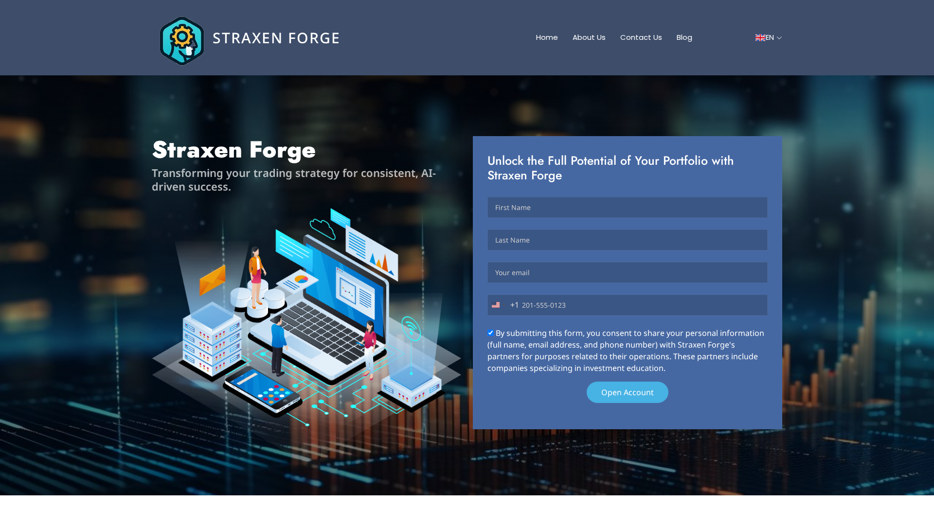 Screenshot of straxenforge.org