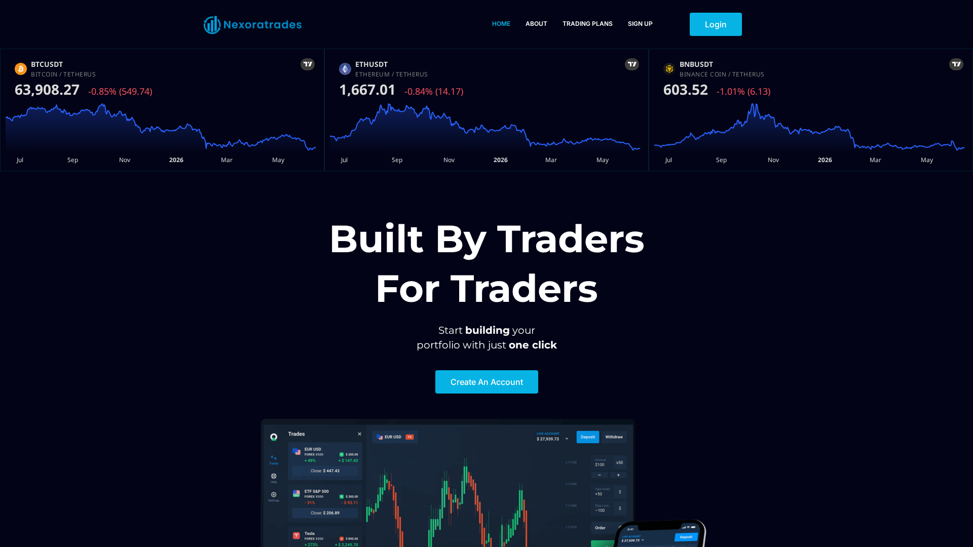 Screenshot of nexoraoptions.live
