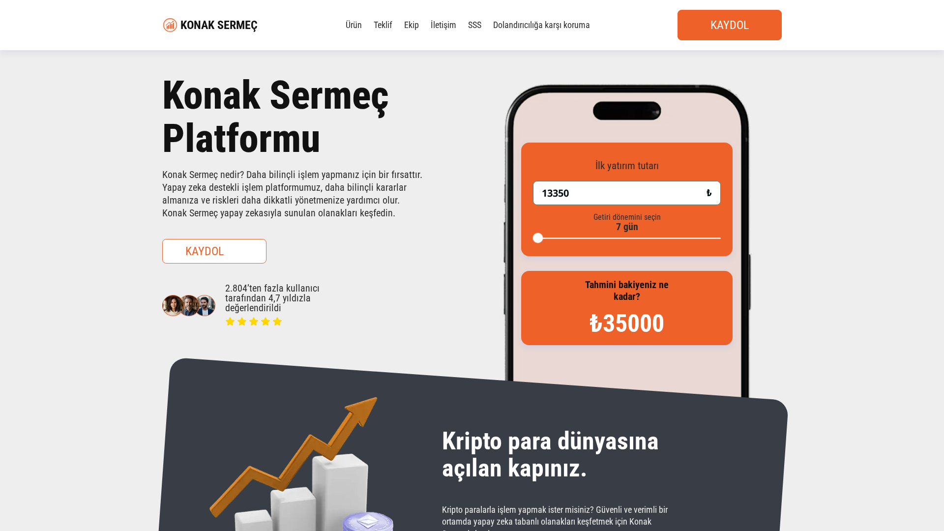Screenshot of konaksermec-ai.com