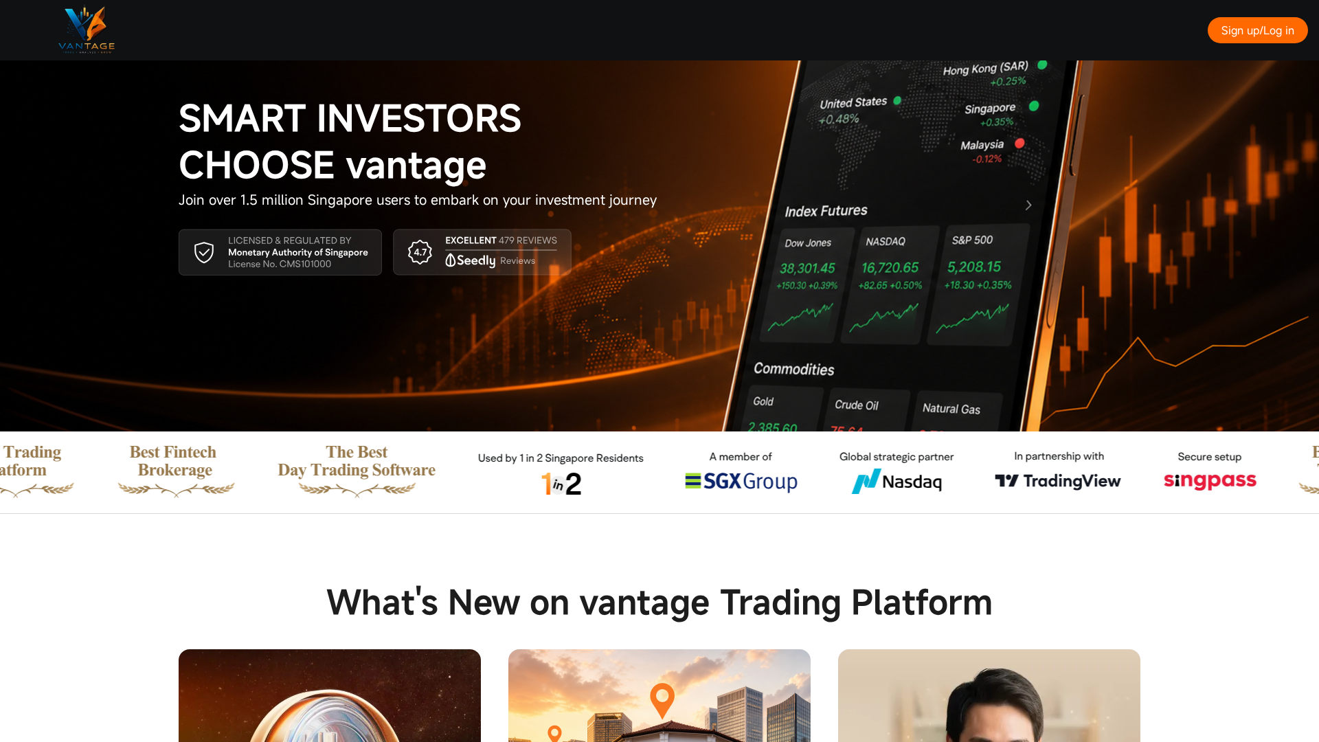 Screenshot of vantagexlabs.com