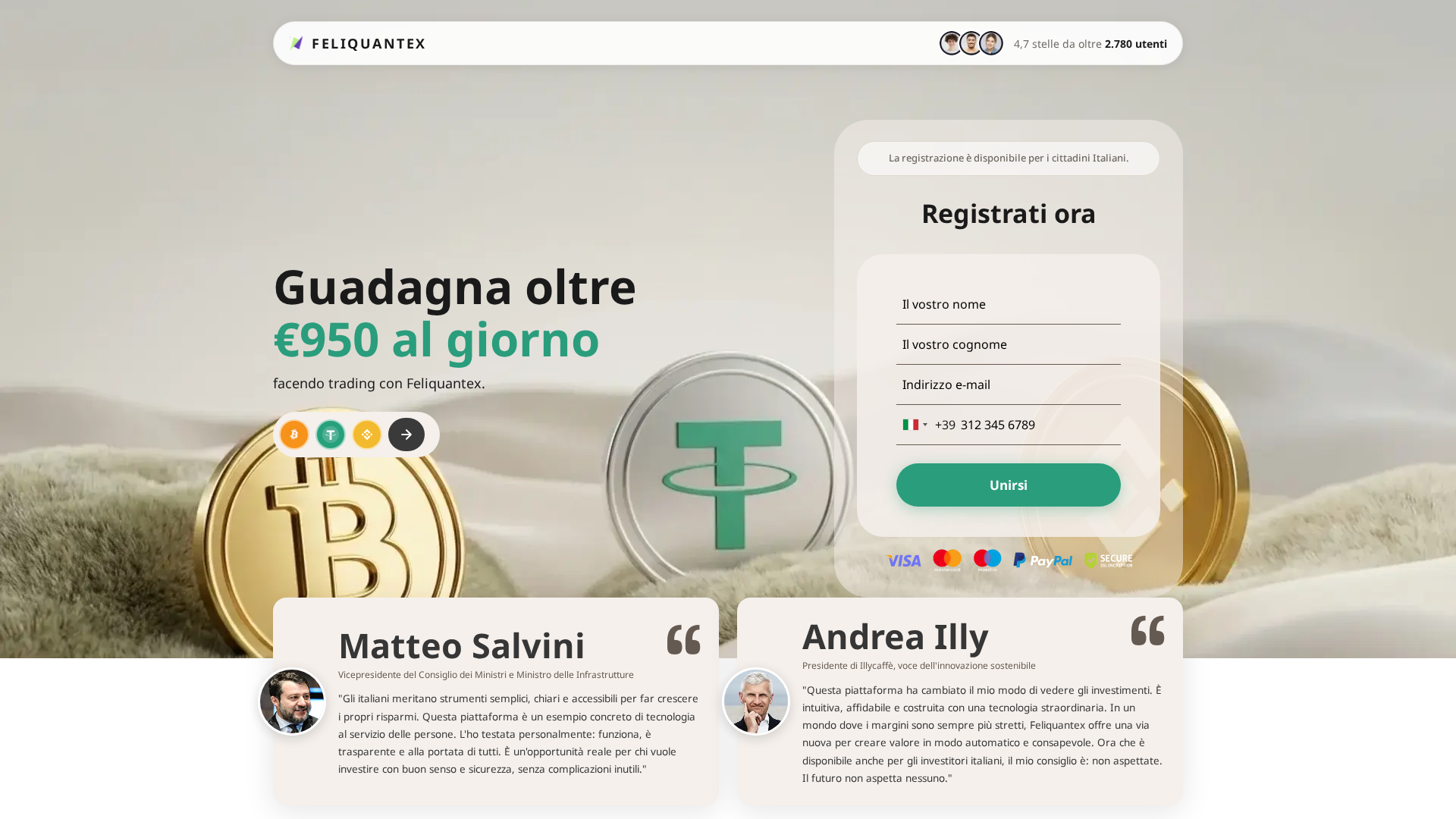 Screenshot of feliquantex.info