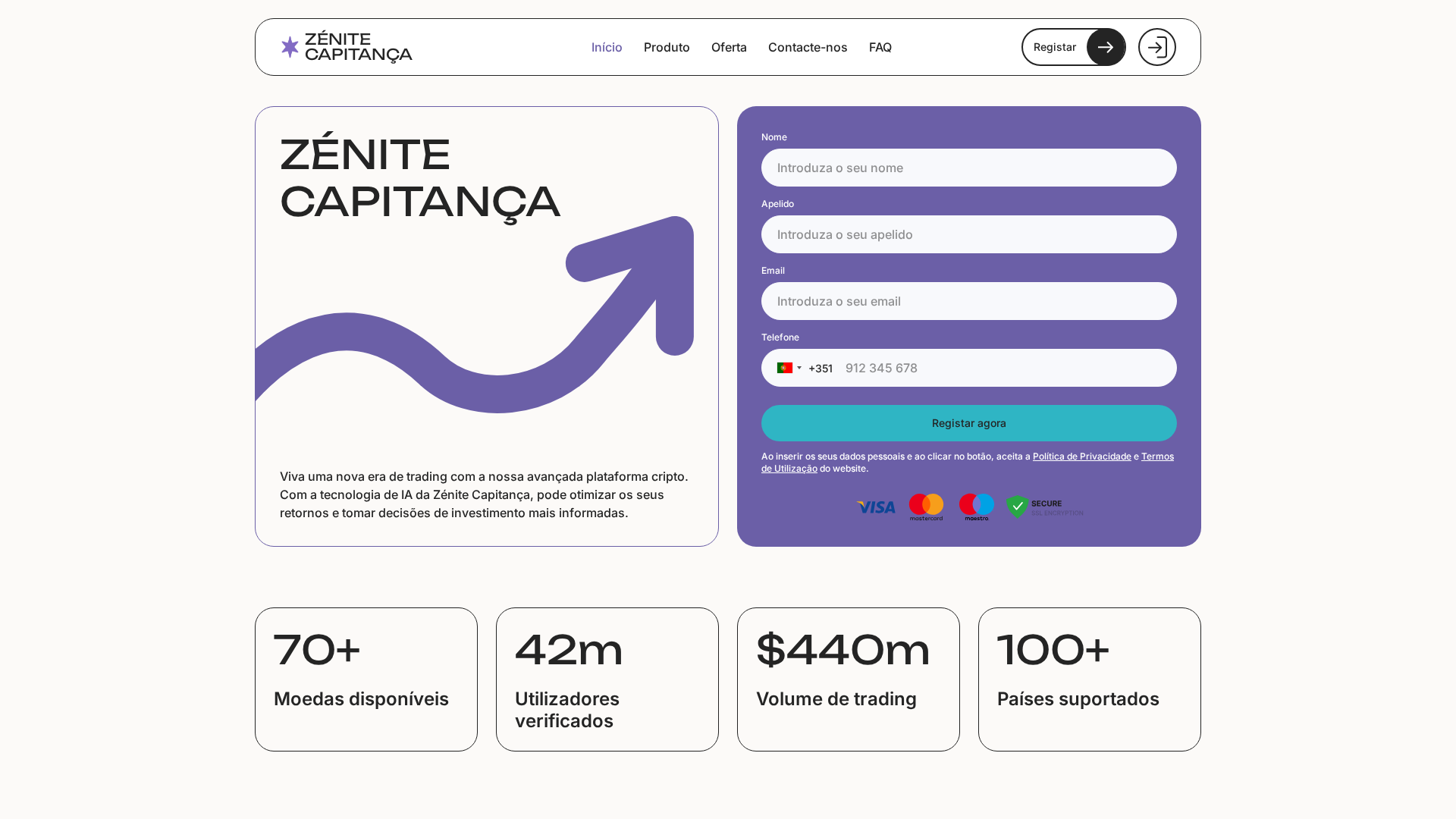 Screenshot of zenite-capitanca.com