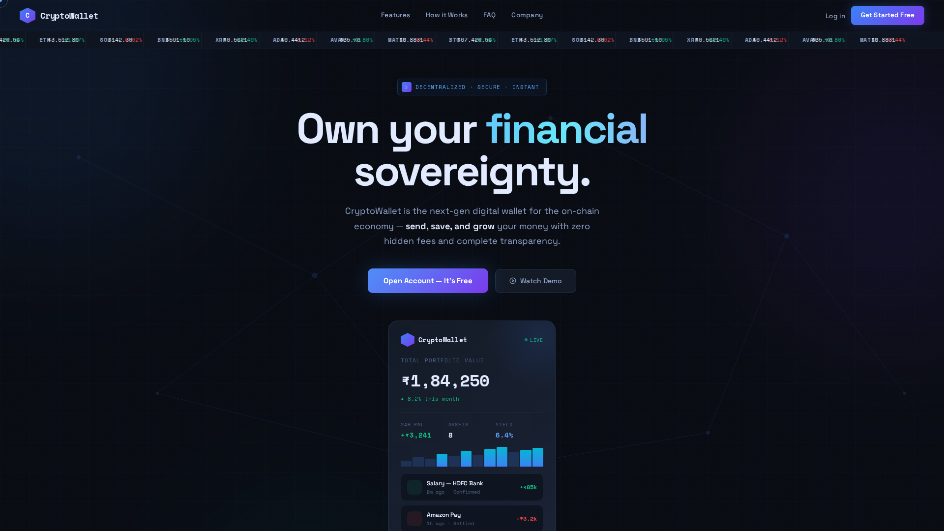 Screenshot of cryptrading.space