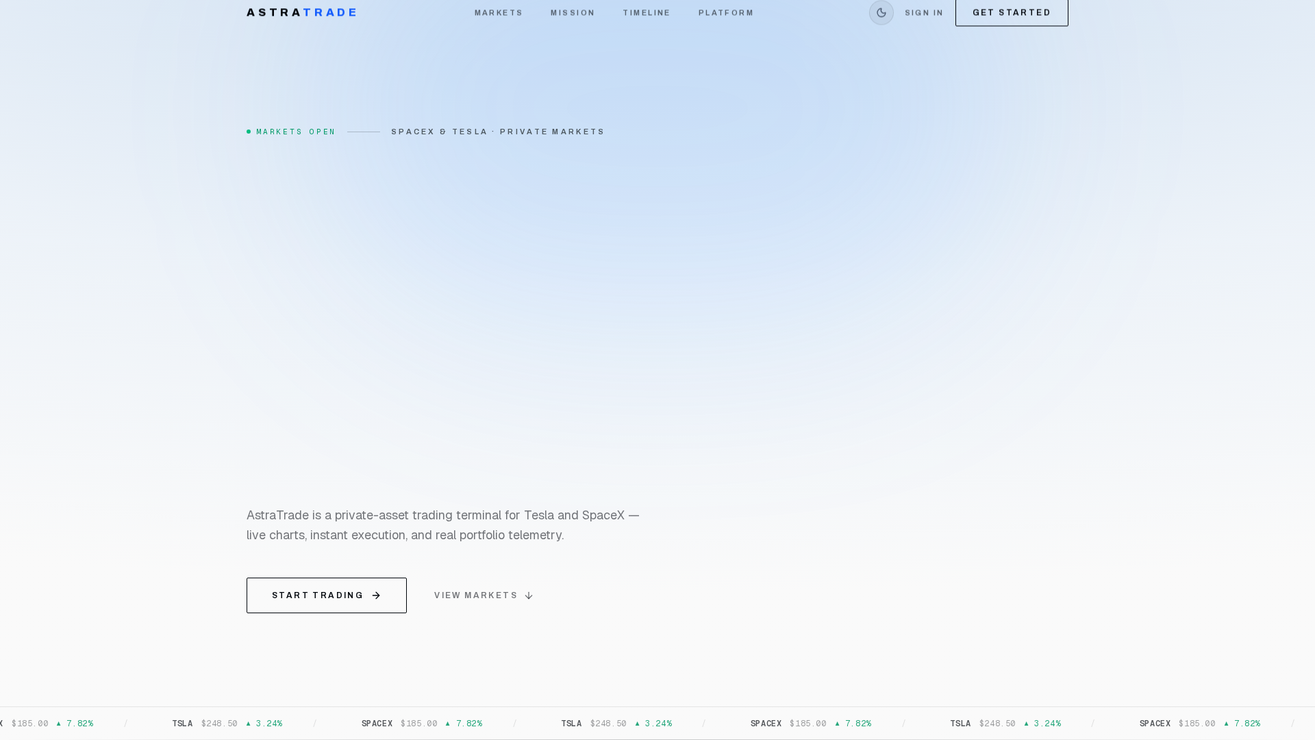 Screenshot of astraxtrade.com