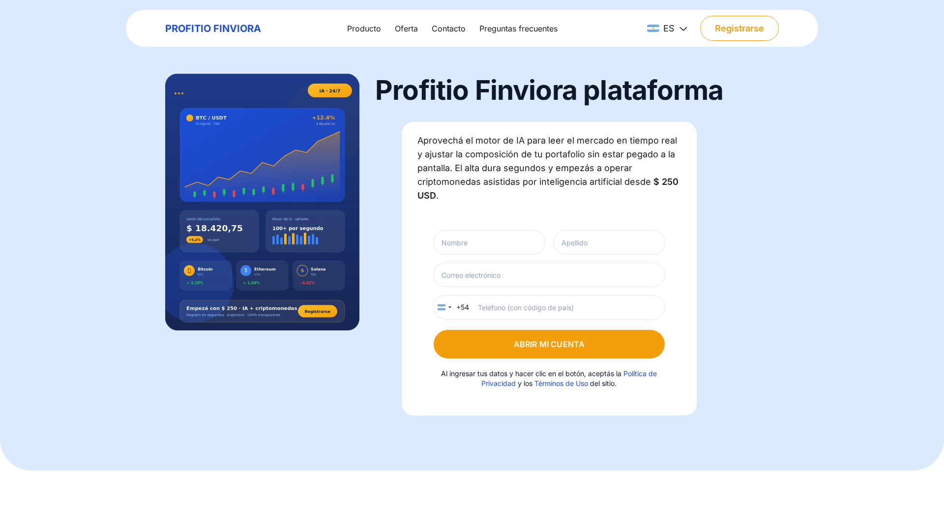 Screenshot of profitiofinviora-ar.com