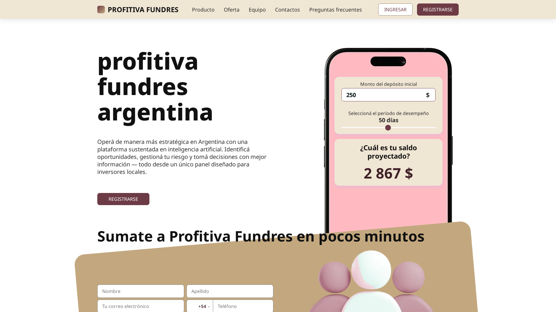 Screenshot of profitivafundres-argentina.com