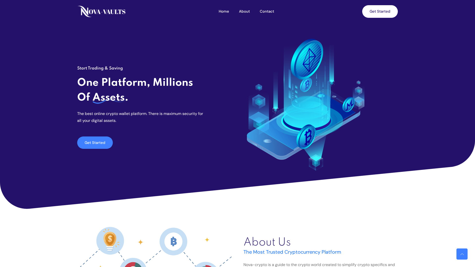 Screenshot of nova-vaults.com