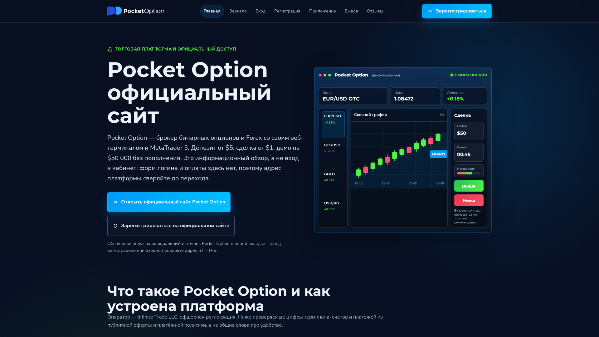 Screenshot of pocketoption-off1.com