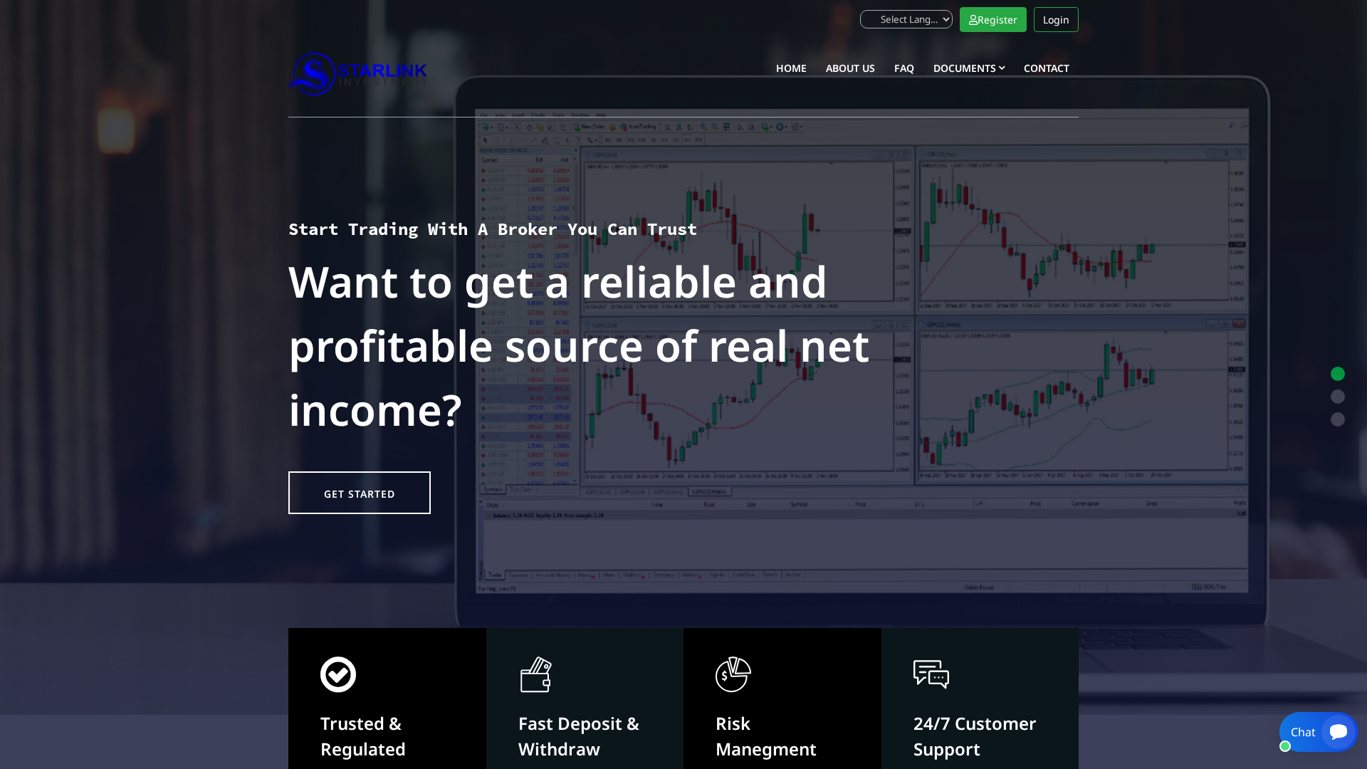 Screenshot of eliteblockchaincapital.com