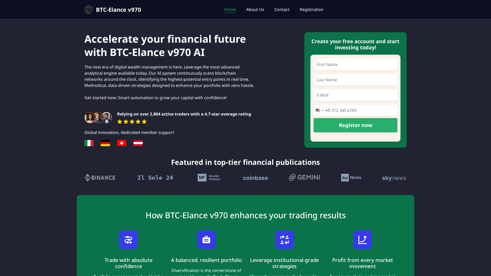 Screenshot of btc-elance-v970.com