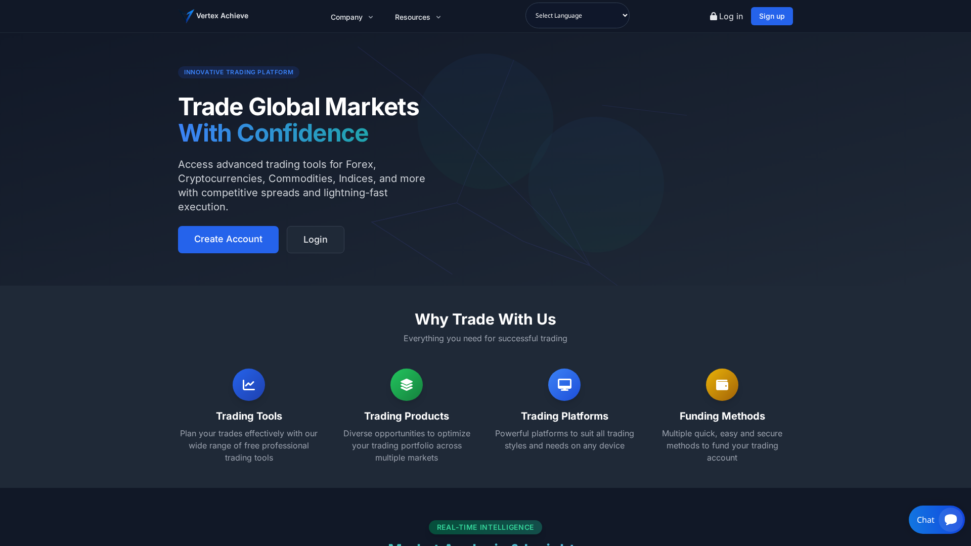 Screenshot of thevertexachieve.com