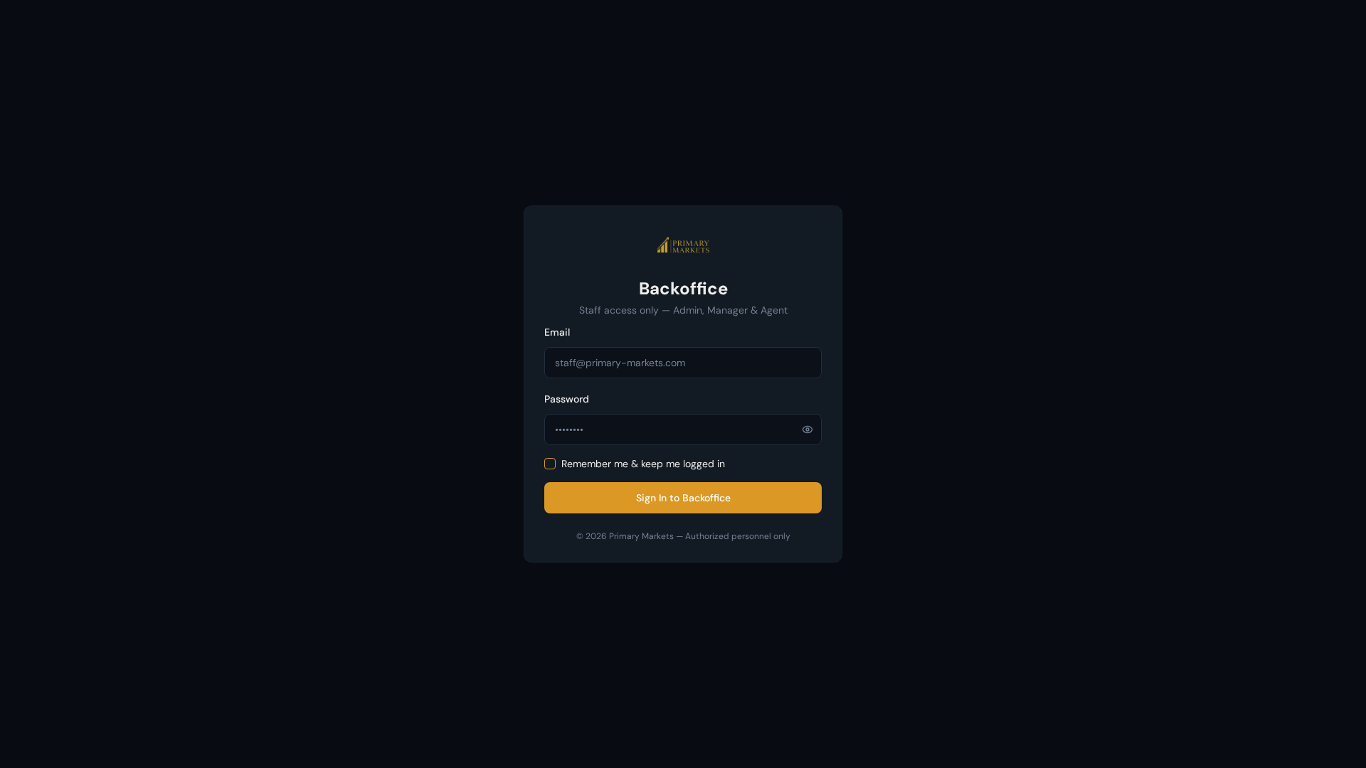 Screenshot of crm-primary-markets.com