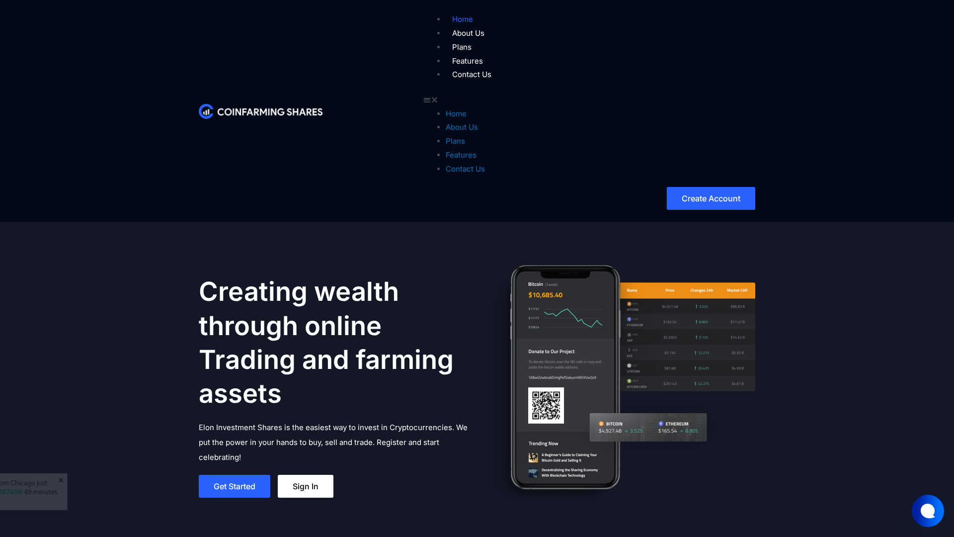 Screenshot of eln-investmentshares.com