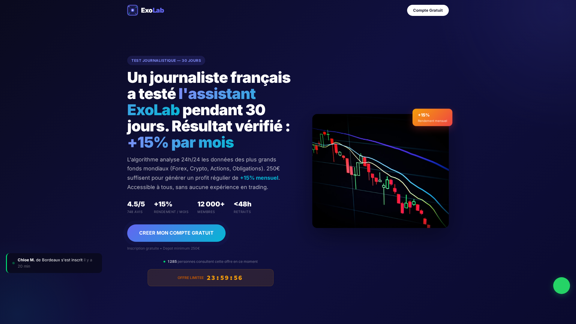 Screenshot of exolab-ai.com