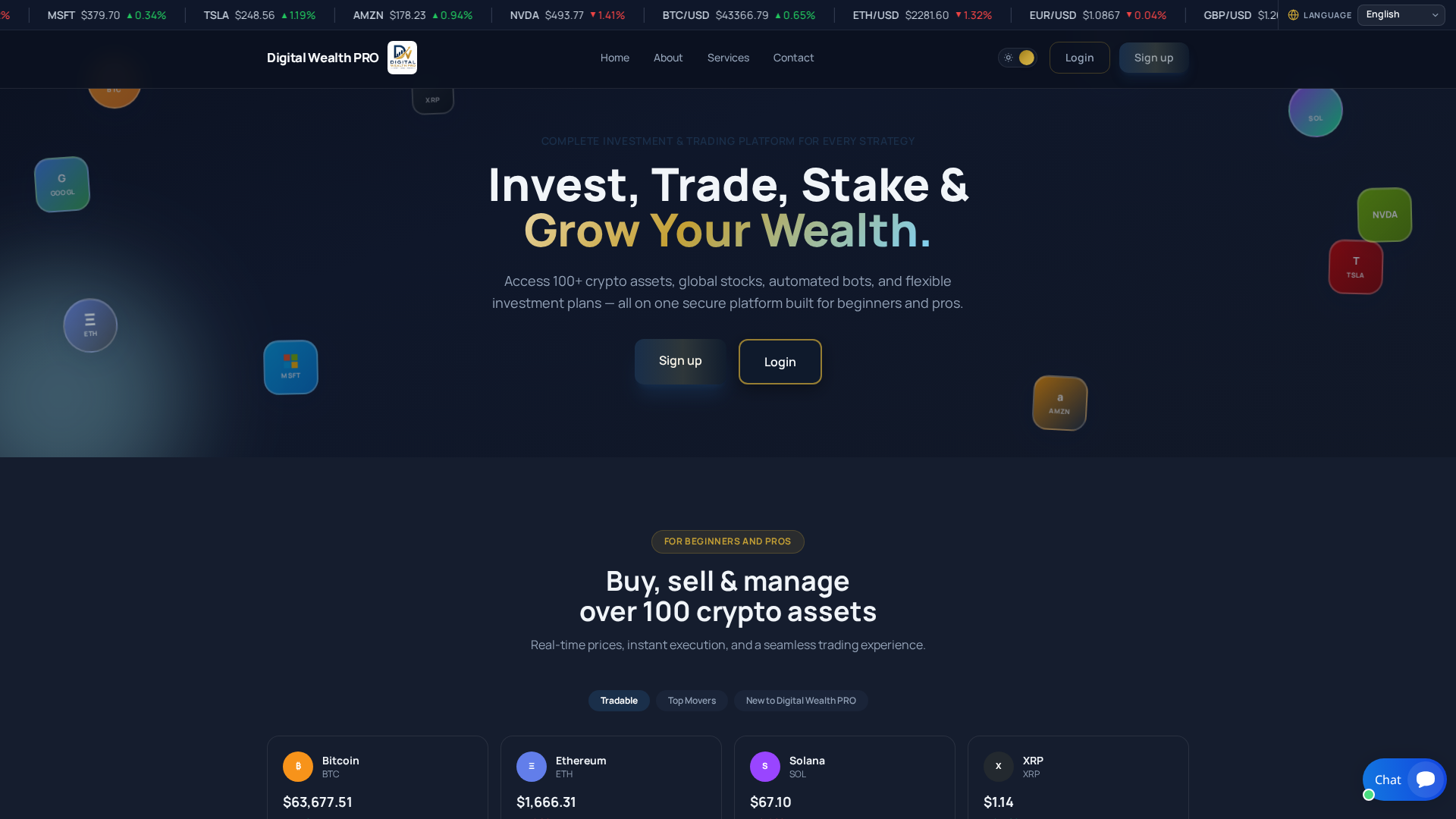 Screenshot of dglwealthpro.com