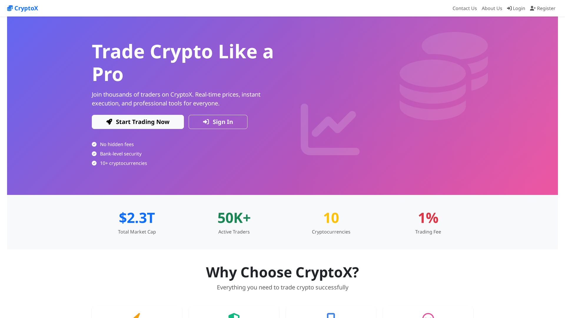 Screenshot of cryptostopp.org