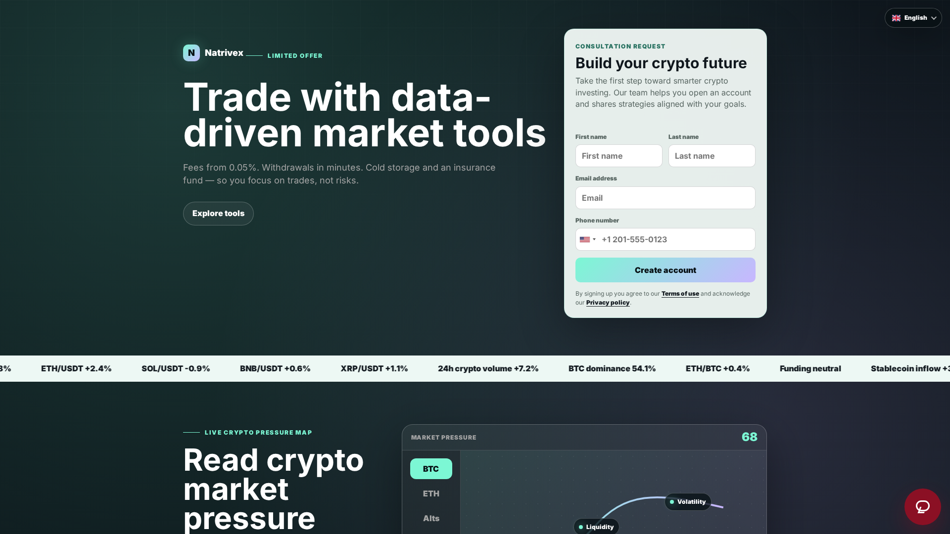 Screenshot of natrivex.eu