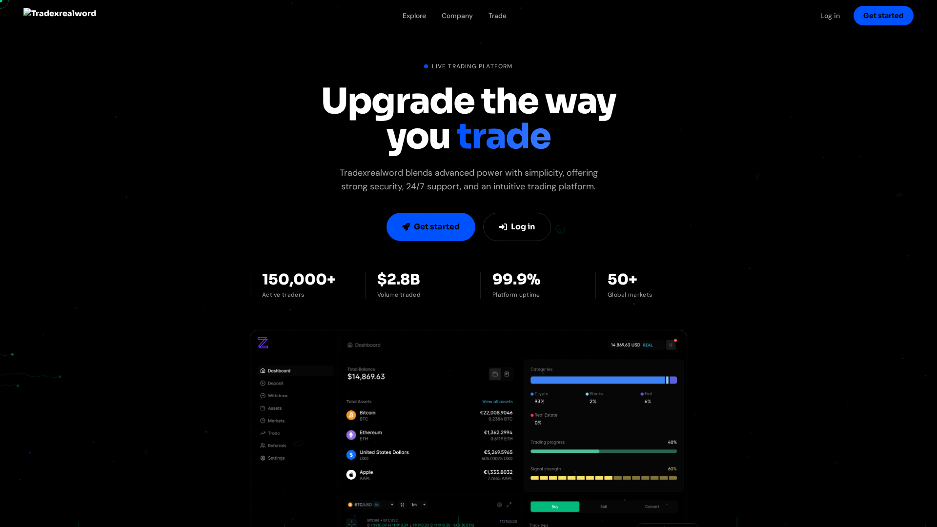 Screenshot of gotradeandearn.com