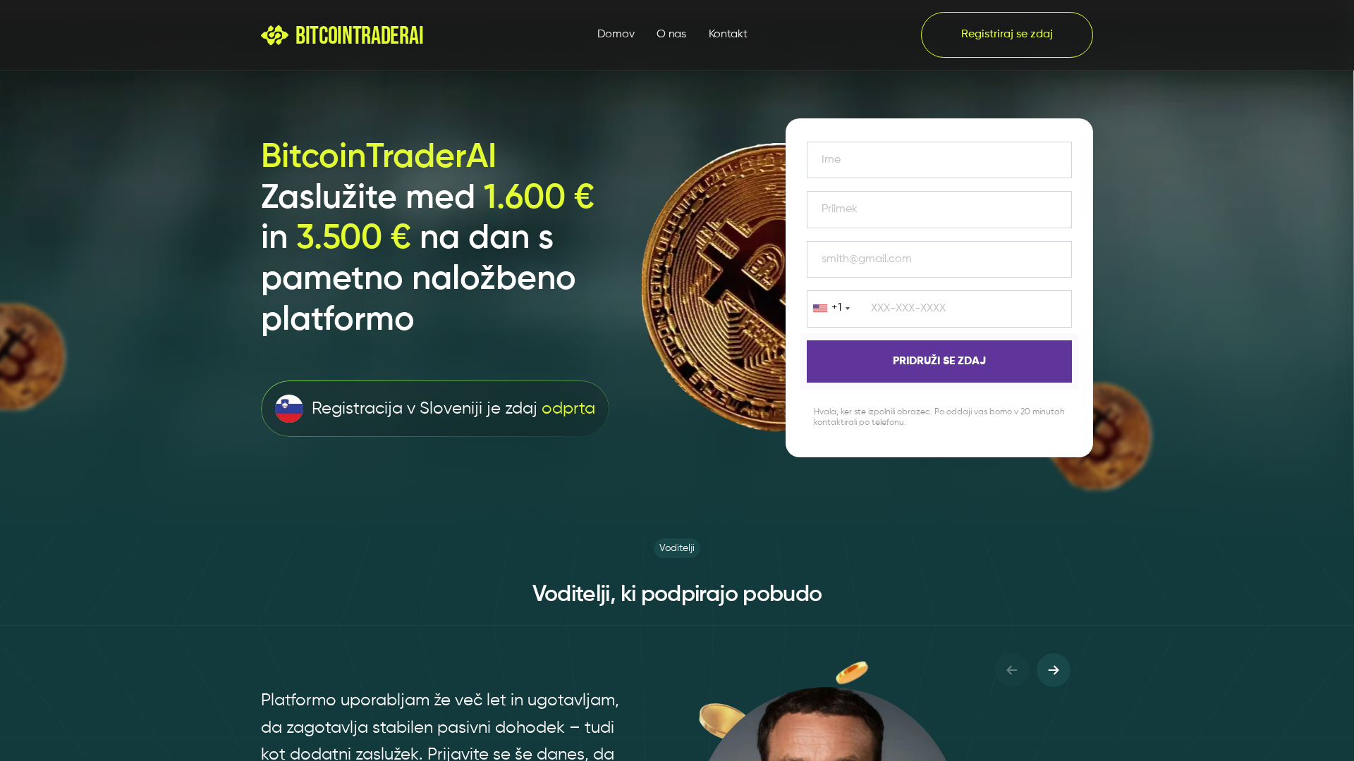 Screenshot of bitcointraderai-bot.com