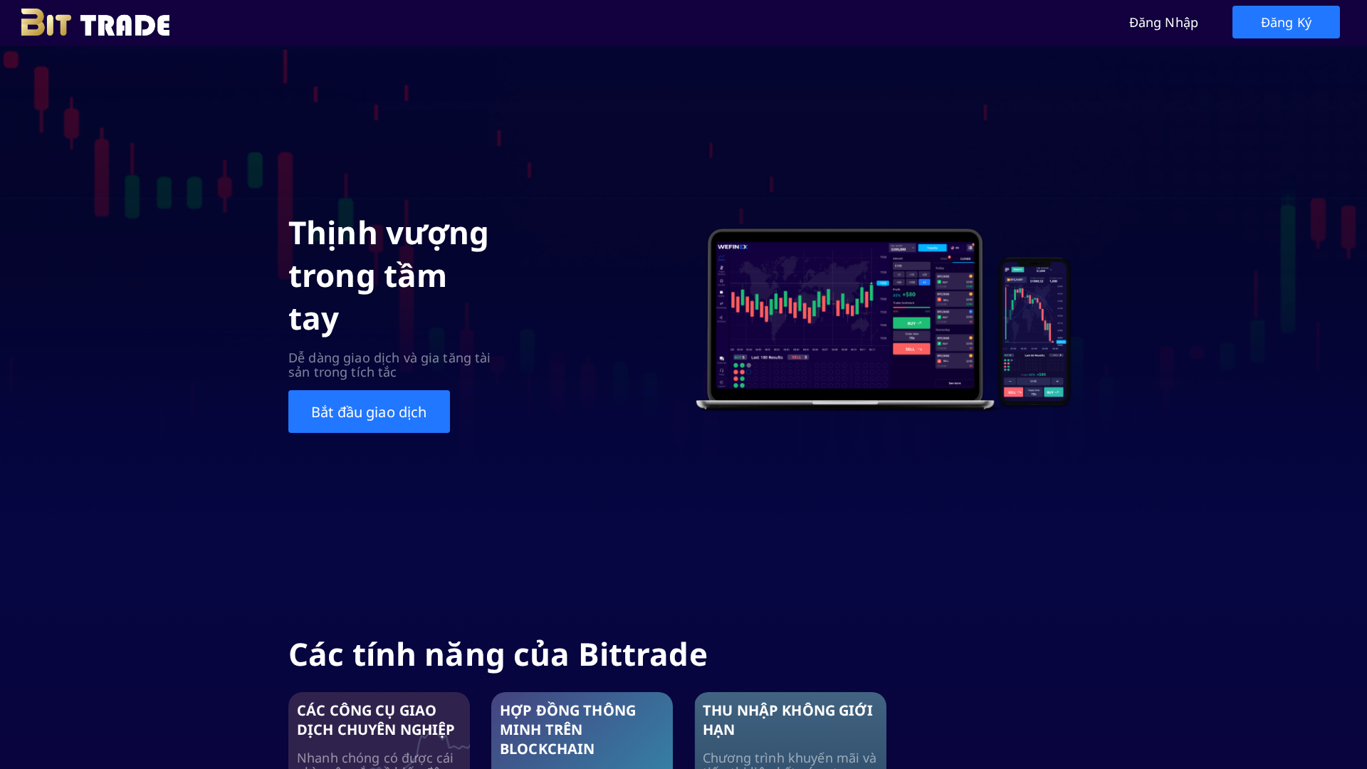 Screenshot of bittradefi.top